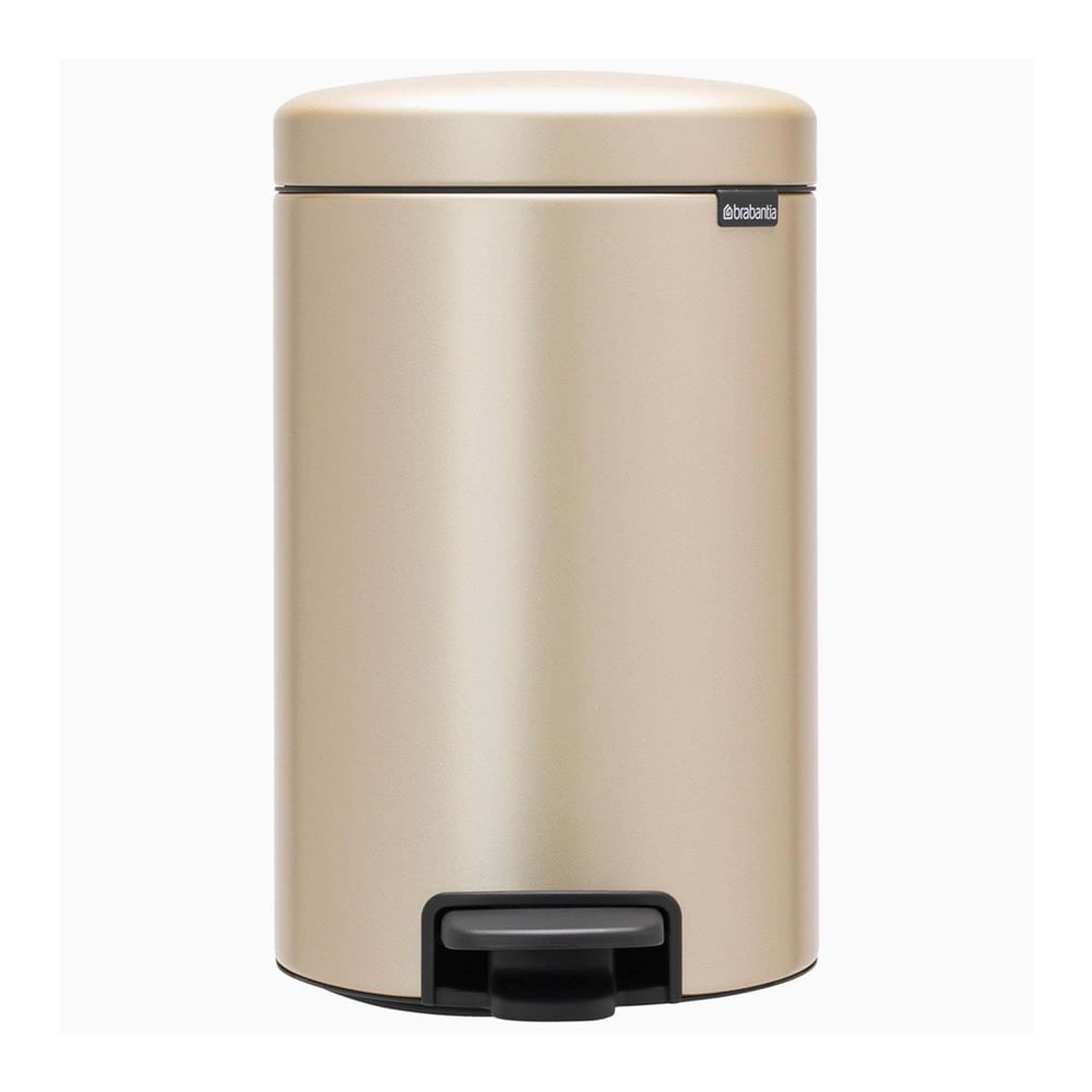 Brabantia New Icon Step Trash Can, 3.2 Gallon, Champagne - West Elm