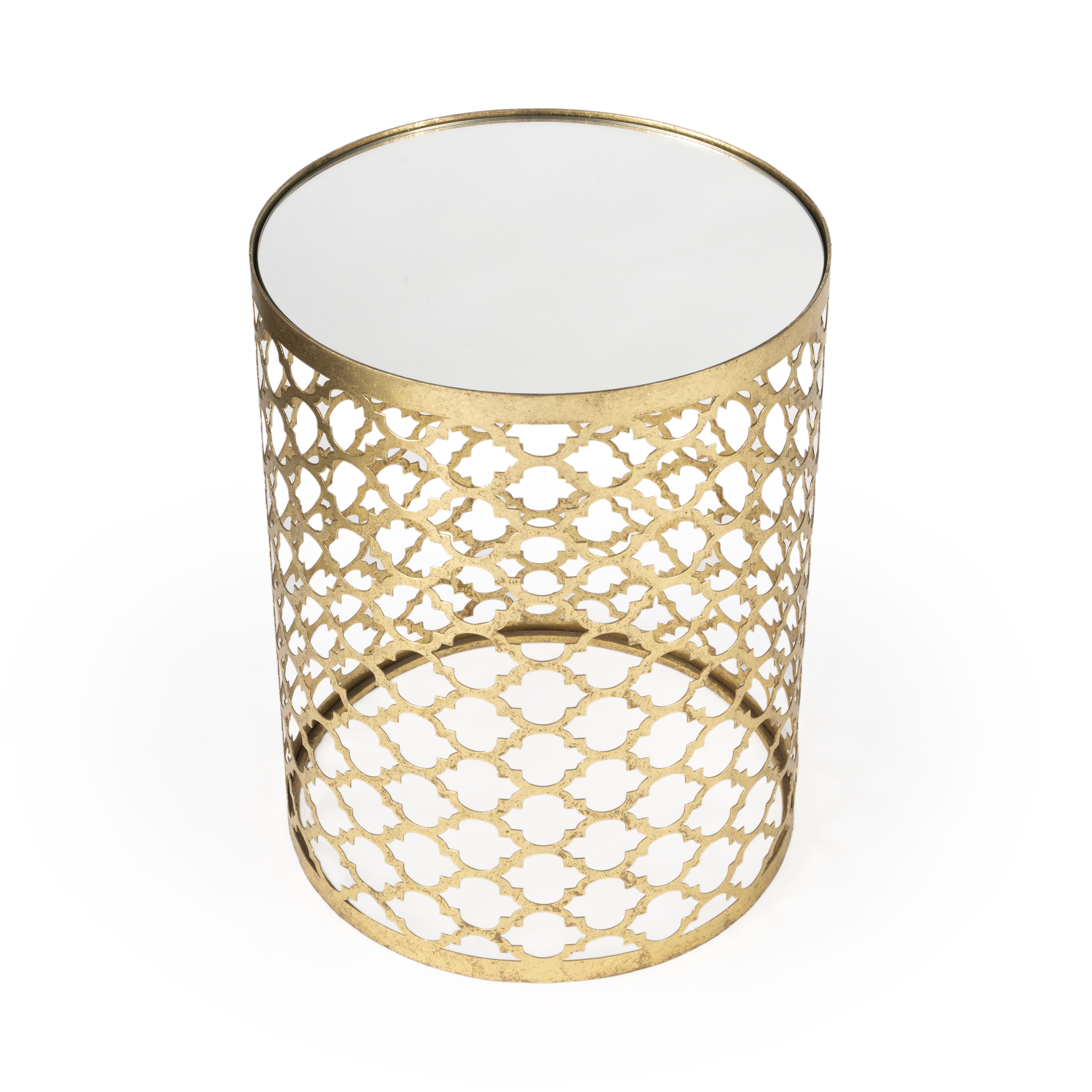 Corselo Antique Gold Side Table - Butler Specialty Co.