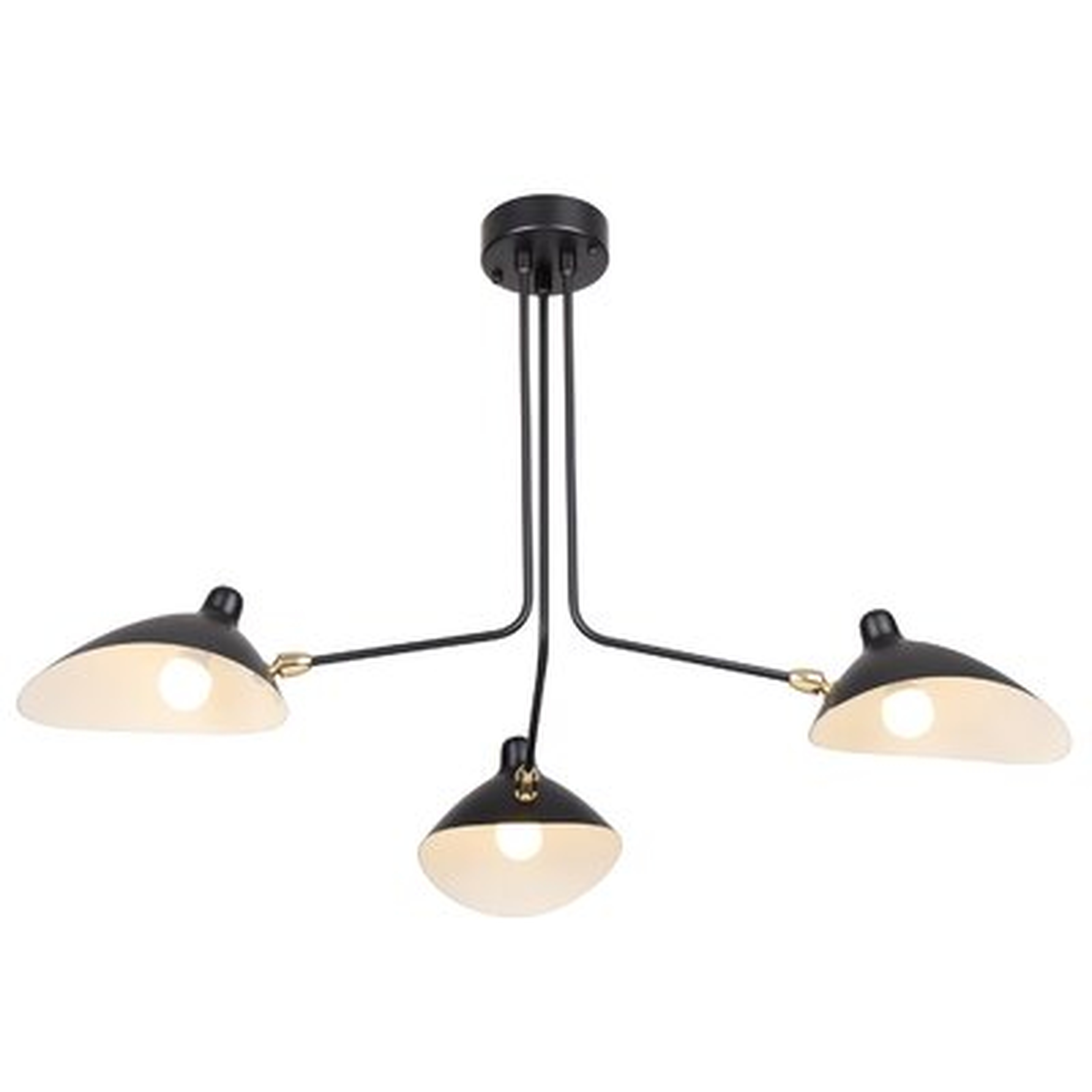 Whit 3 - Light 41.3" Sputnik Modern Linear Directional & Spotlight - AllModern