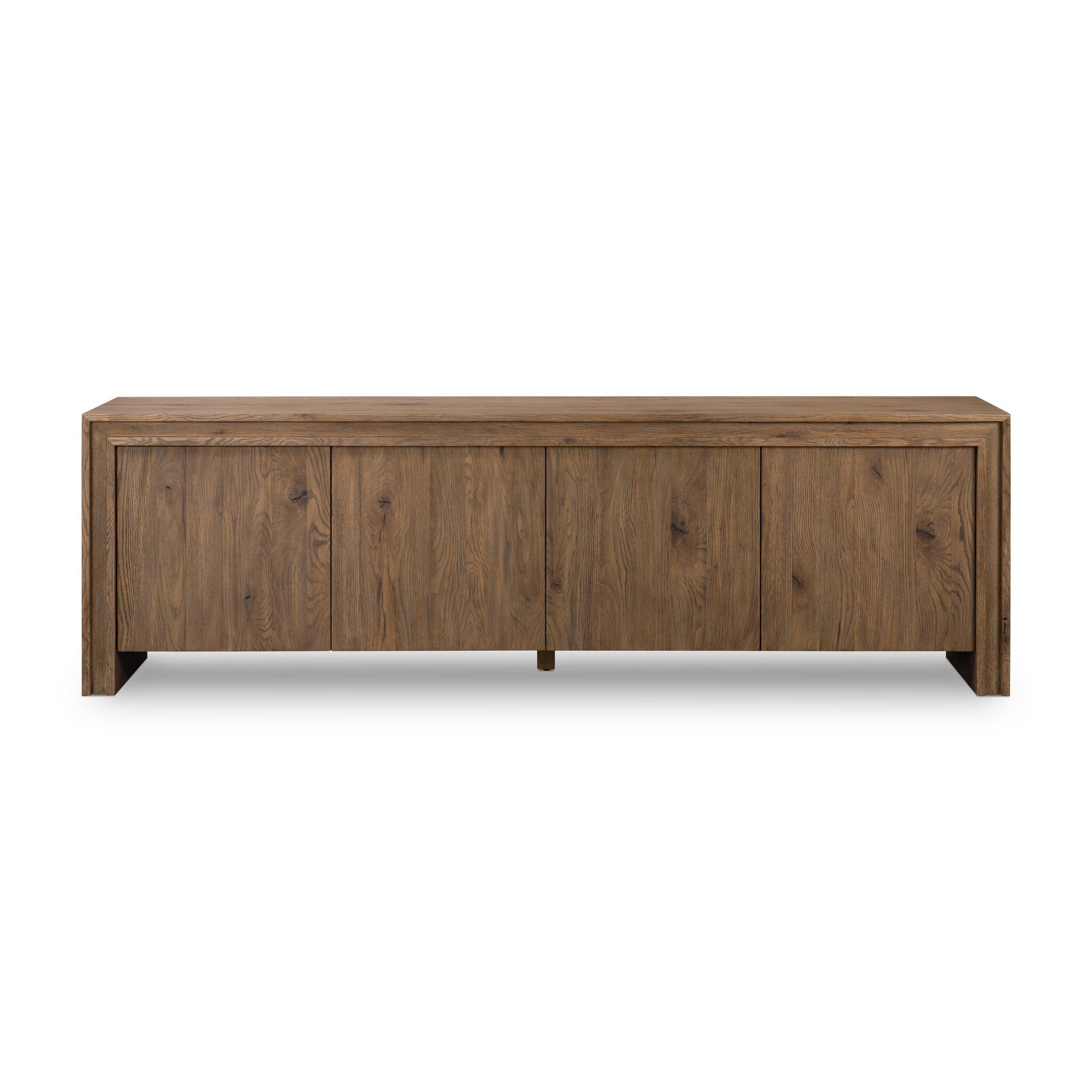 Chalmers Media Console - Weathered Oak Veneer - Four Hands