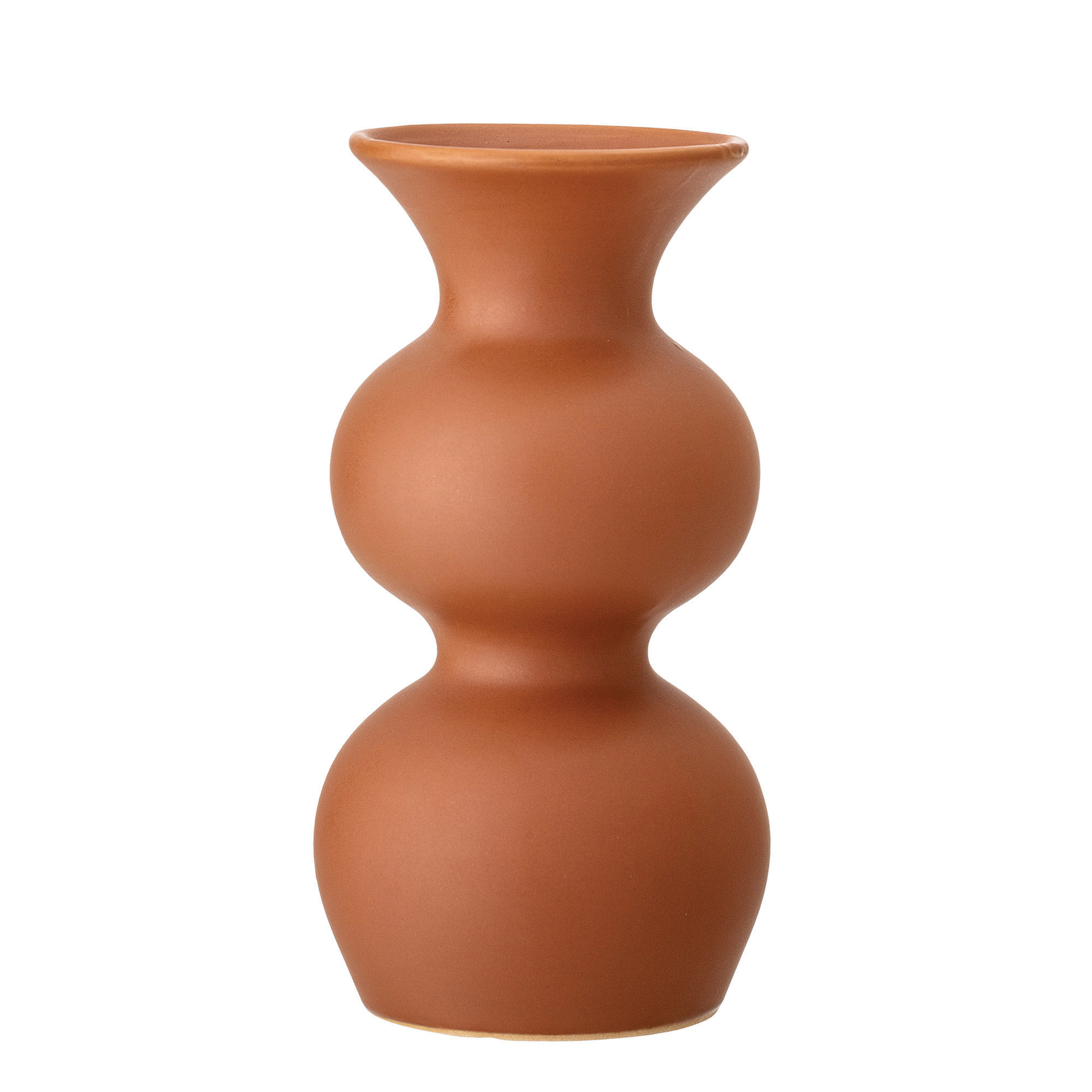 Shapely Sienna Stoneware Vase - Moss & Wilder