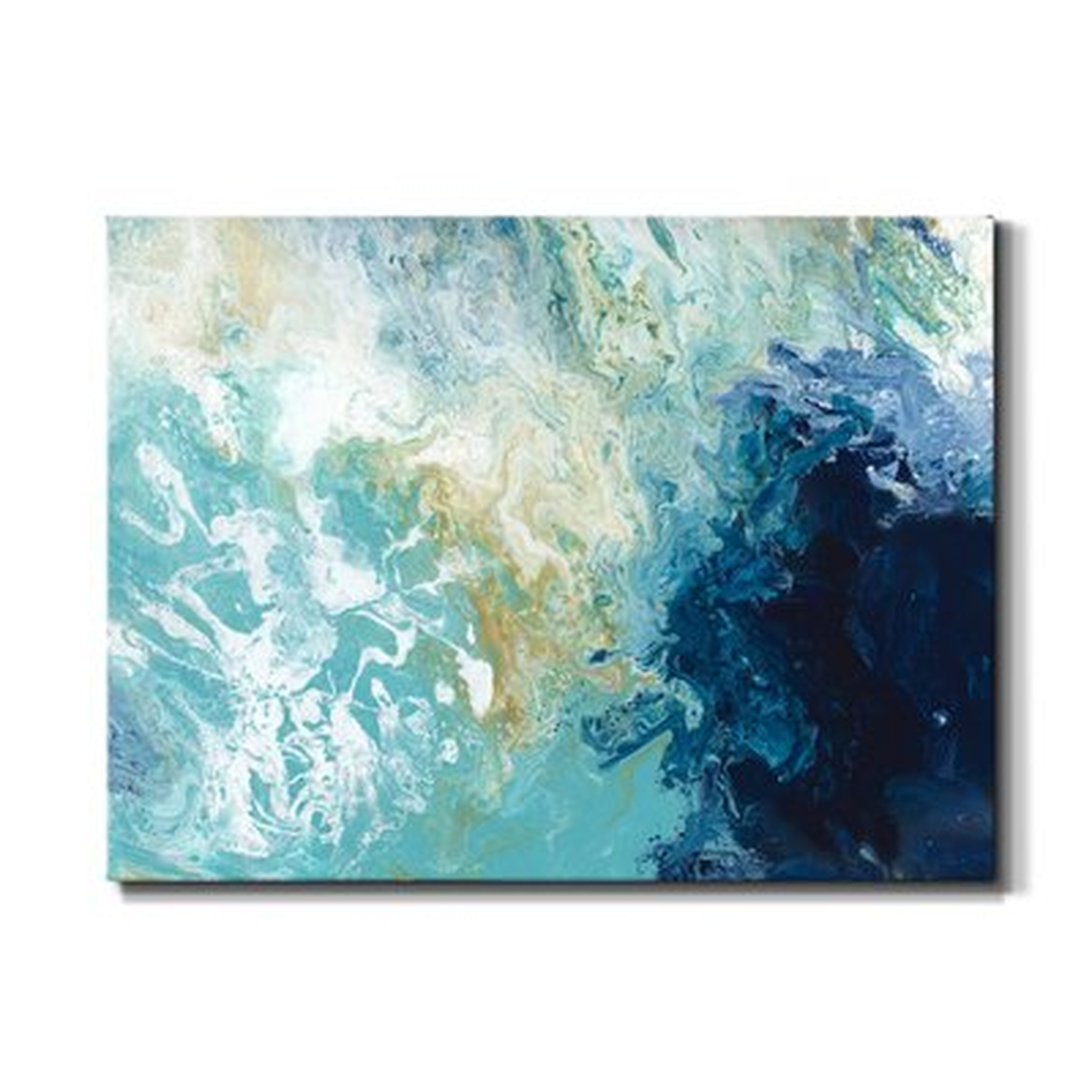 Ocean Flow - Wrapped Canvas Painting Print - Wayfair