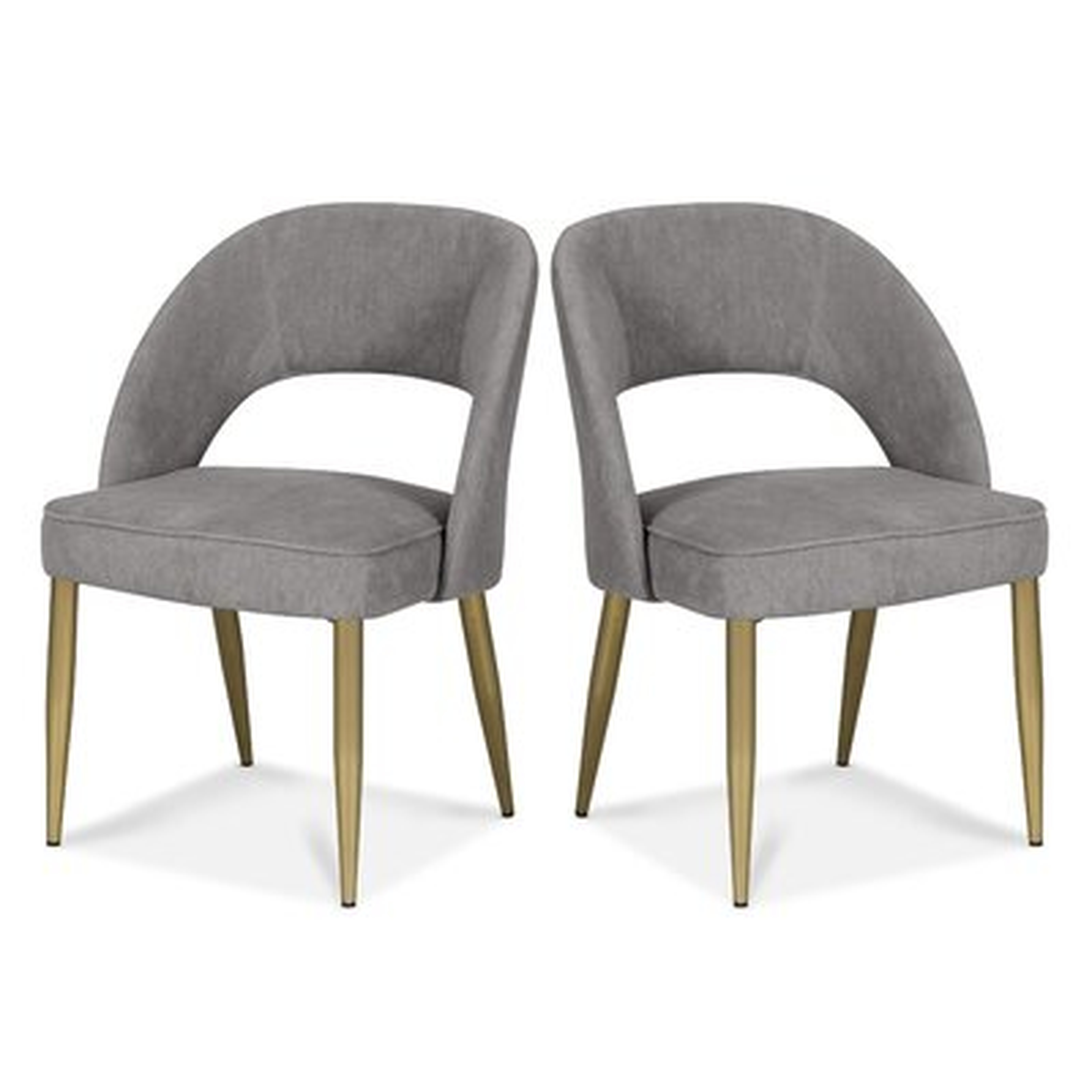Pirro Velvet Upholstered Side Chair - Set of 2 - Wayfair