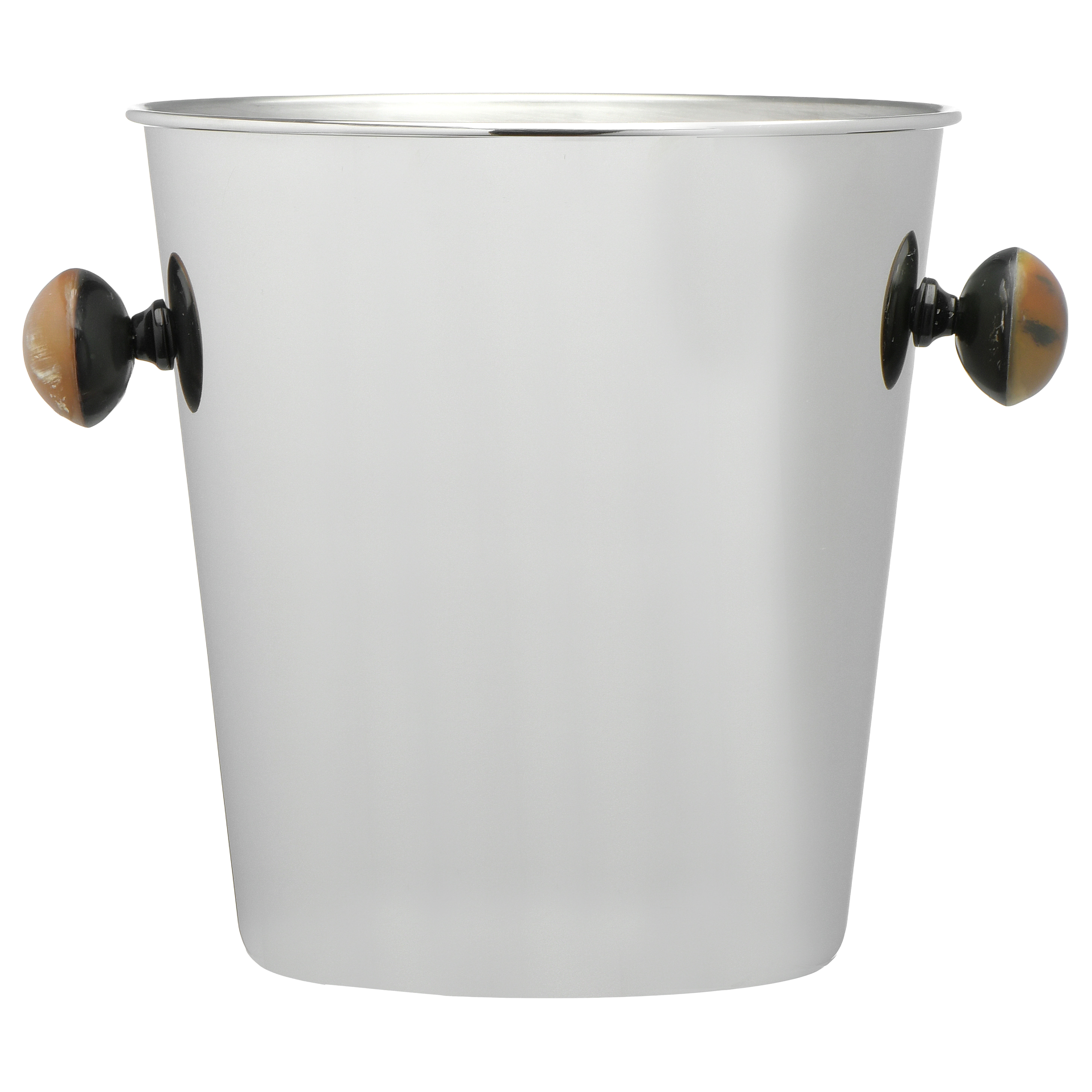 Quart Stainless Steel Ice Bucket with Horn Handles - Moss & Wilder