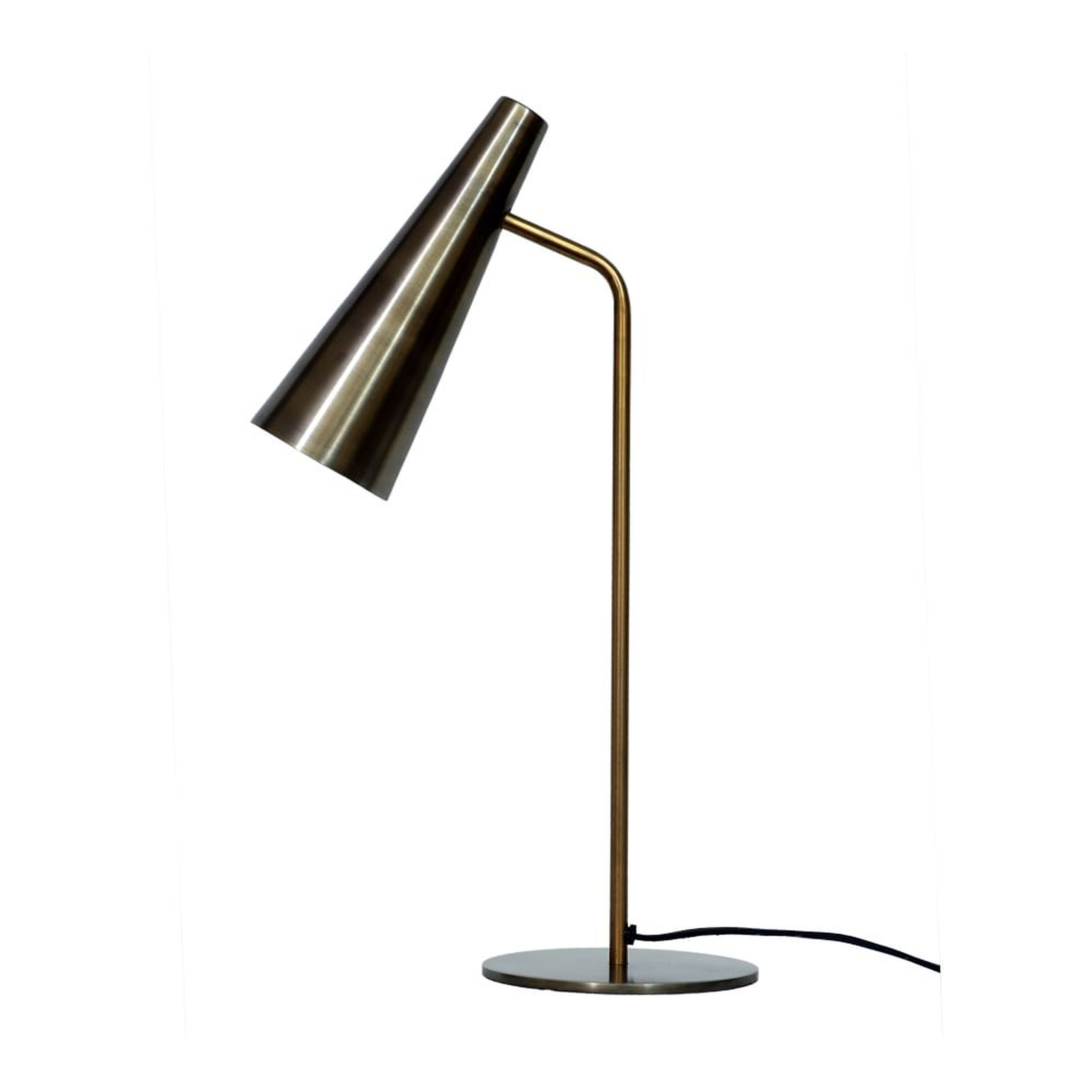 Modern Task Lamp, Gold - West Elm