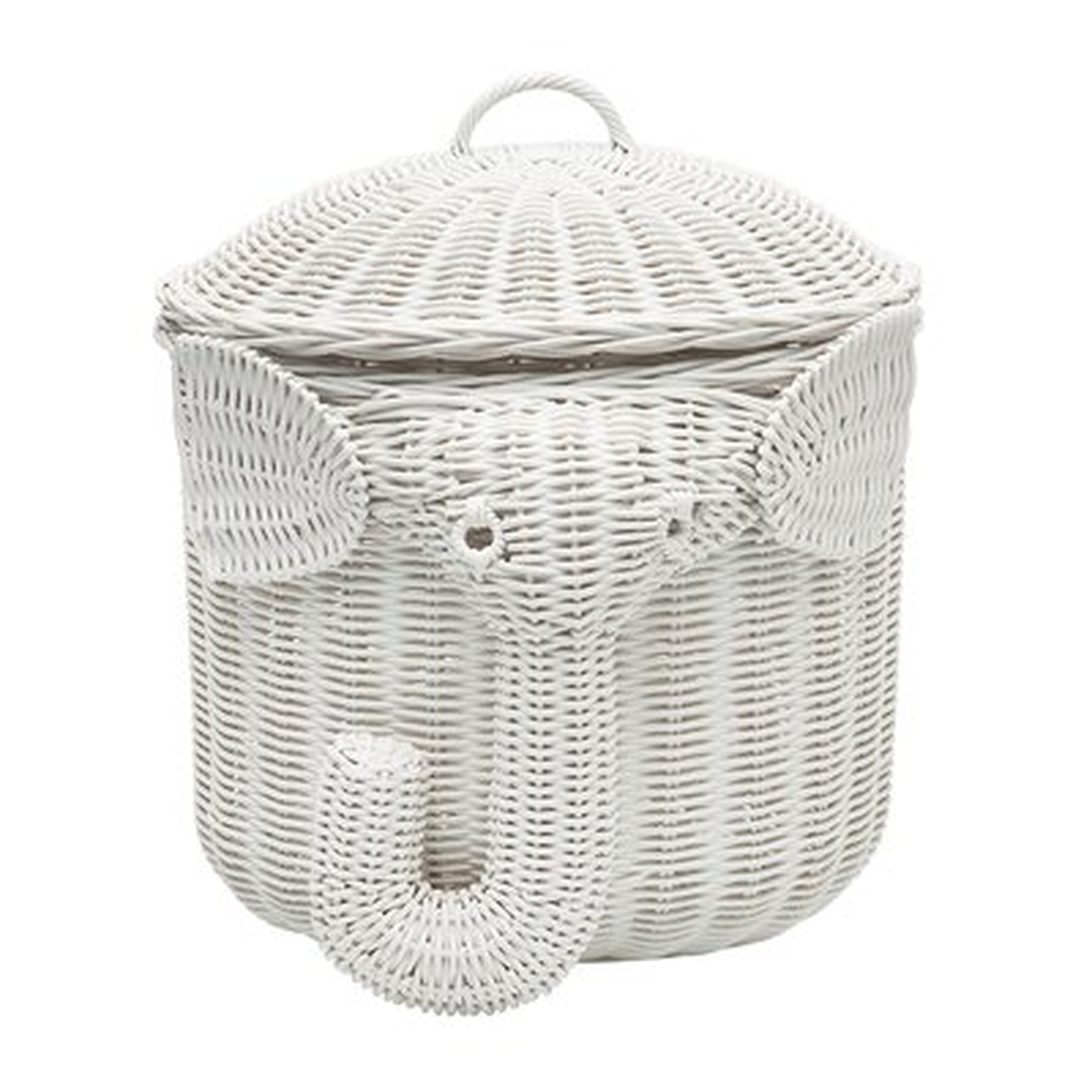 Elephant Wicker Storage Basket - Wayfair