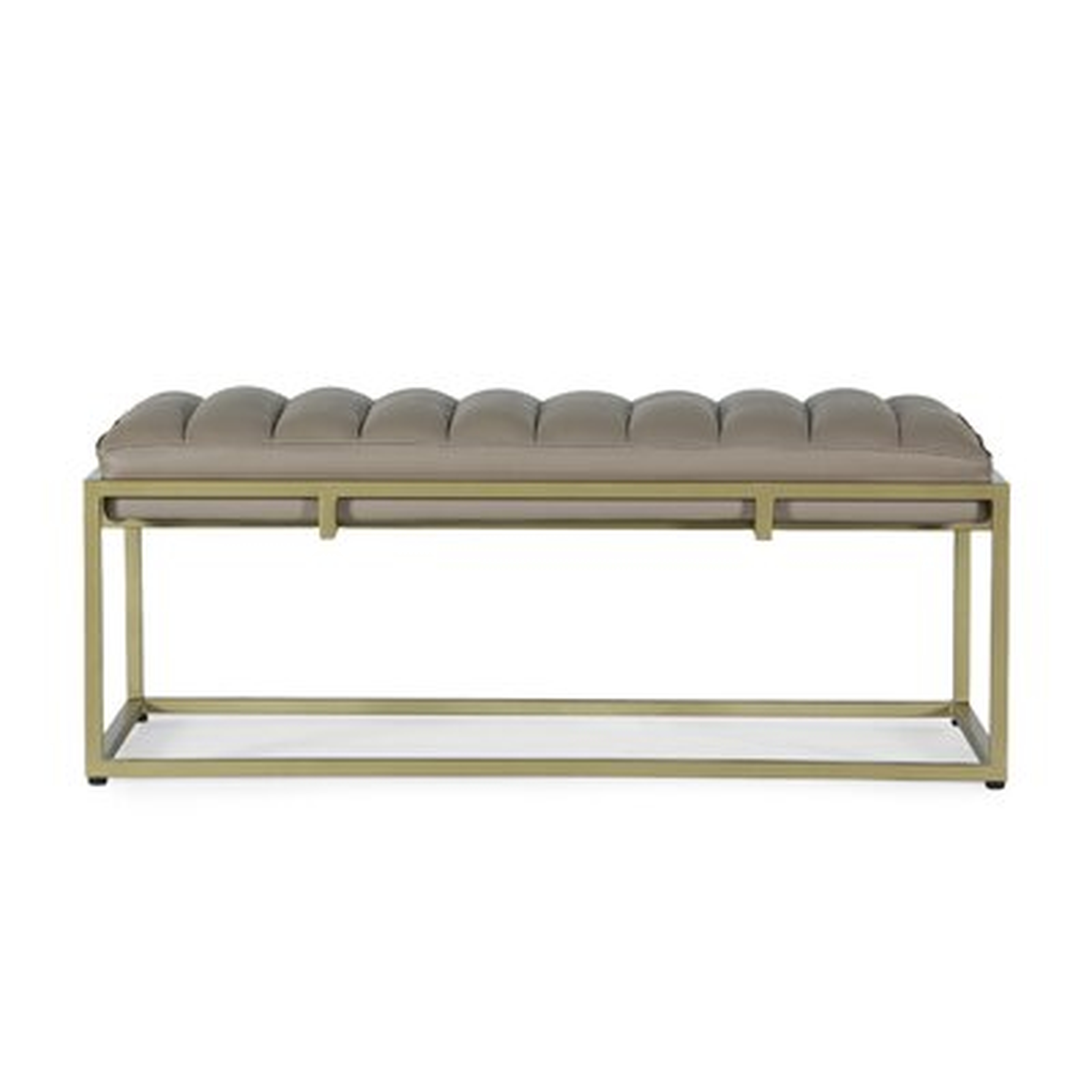 Faux Leather Bench - Wayfair