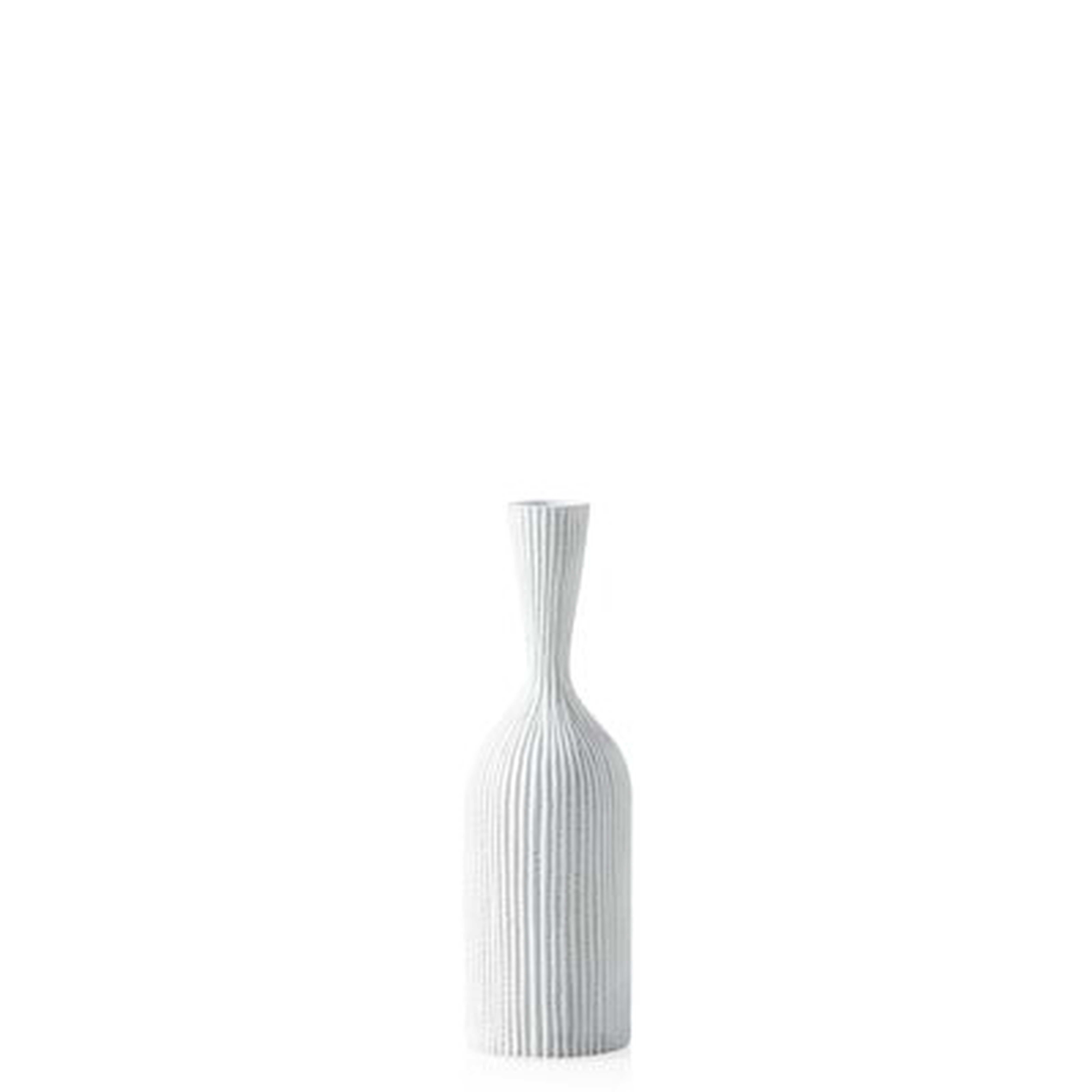 Hepner White 20" Resin Table Vase - Wayfair