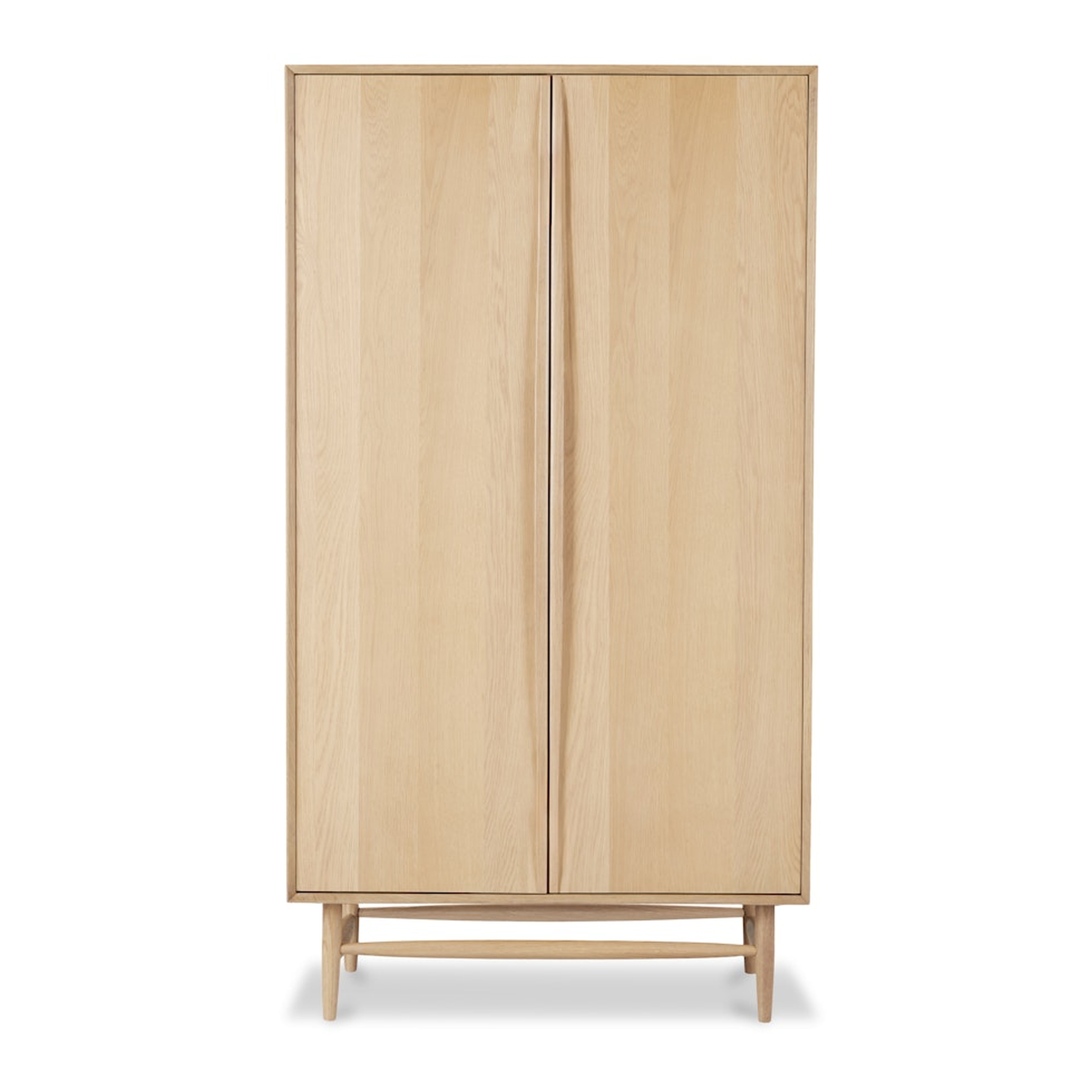Lenia Armoire - White Oak - Article