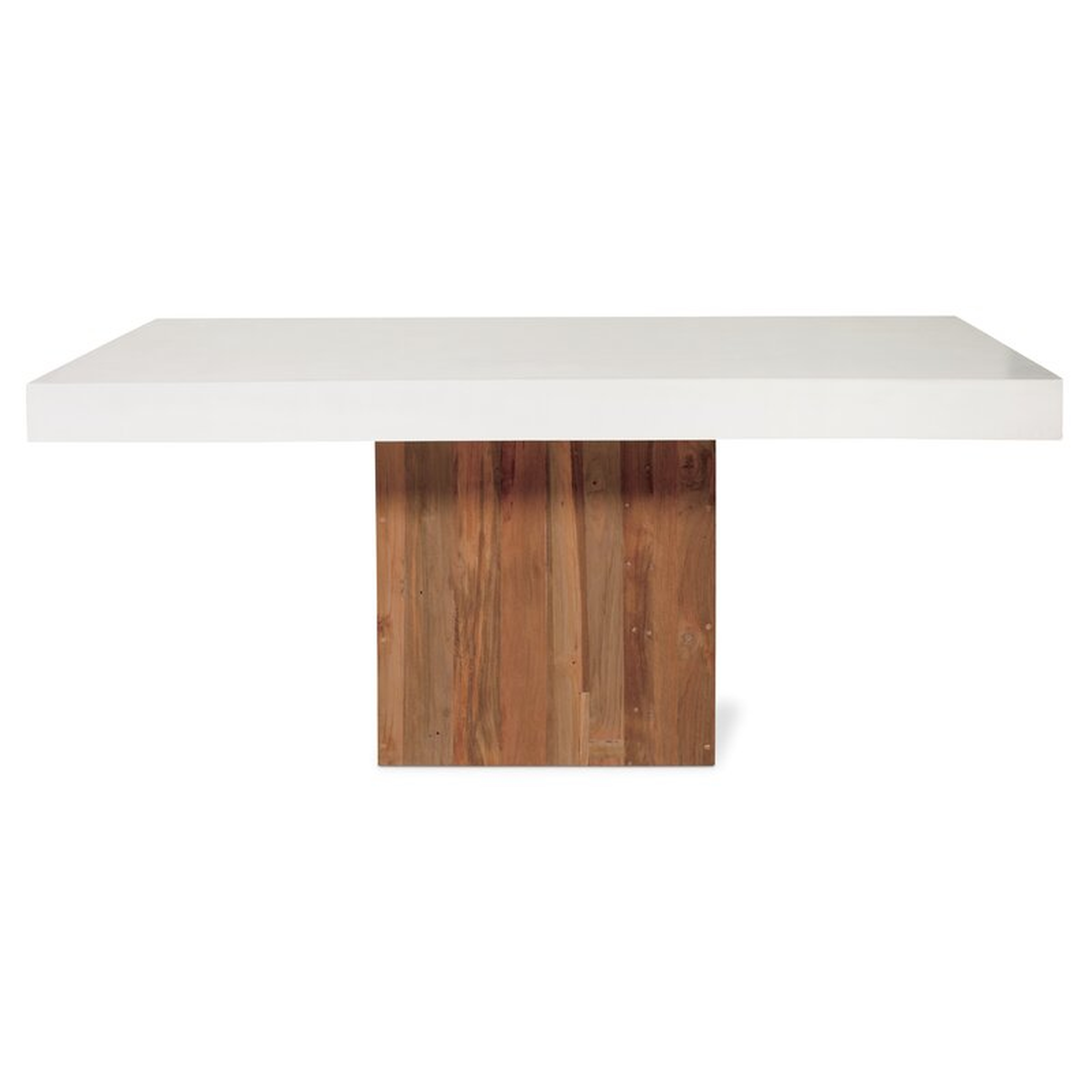 Seasonal Living Sparta Conrete Dining Table Table Top Color: Ivory White - Perigold