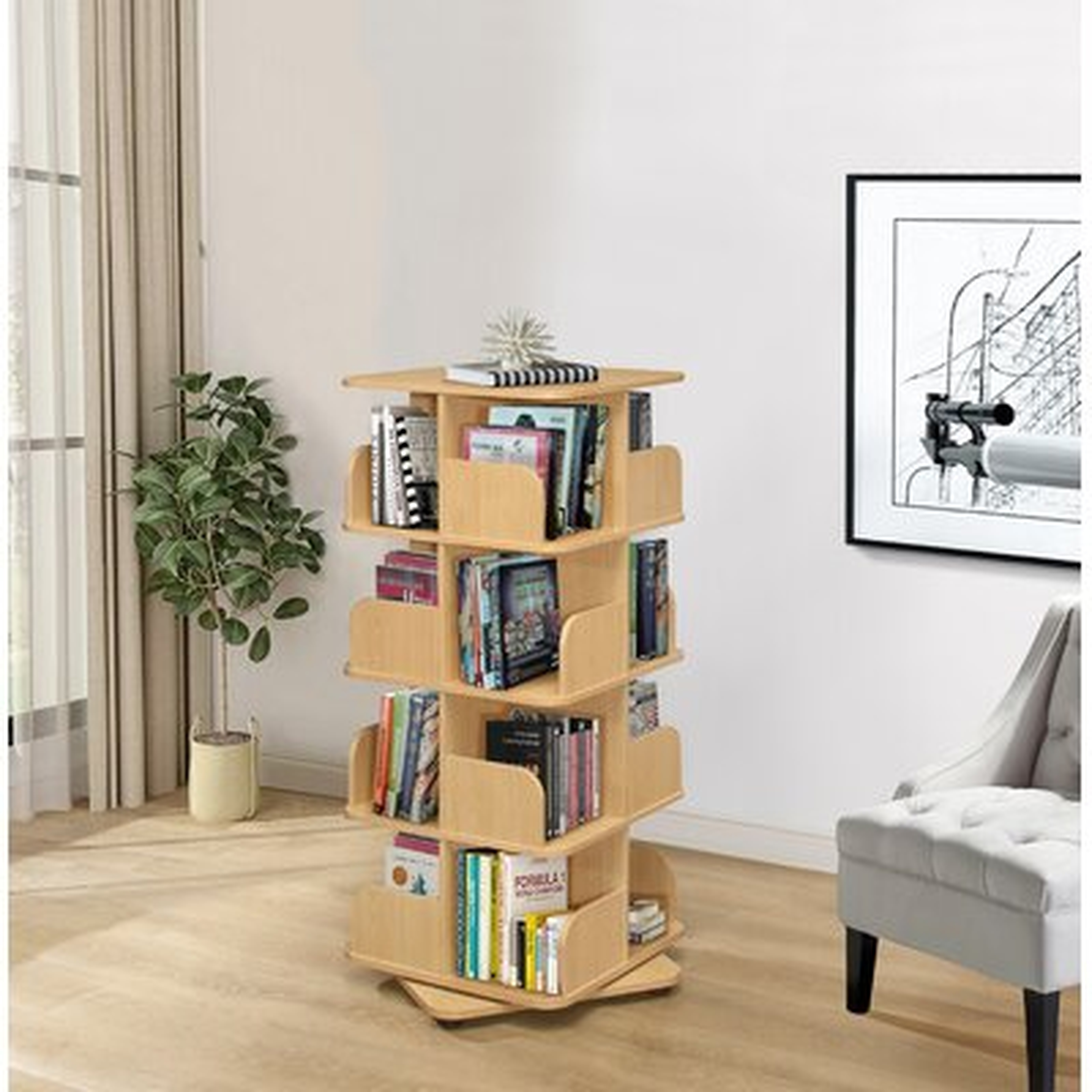 Bollig Geometric Bookcase - Wayfair