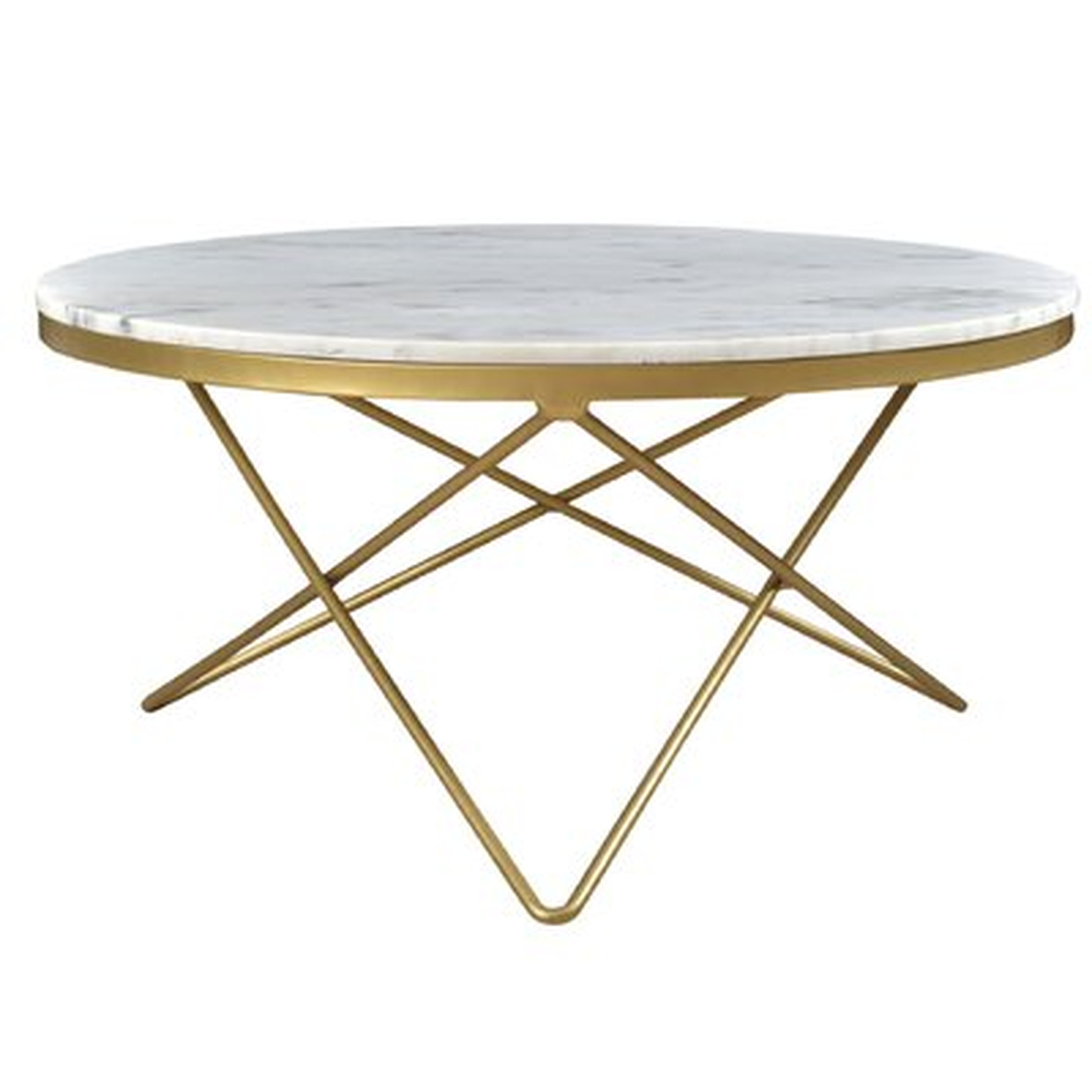 Fulton Cross Legs Coffee Table - AllModern