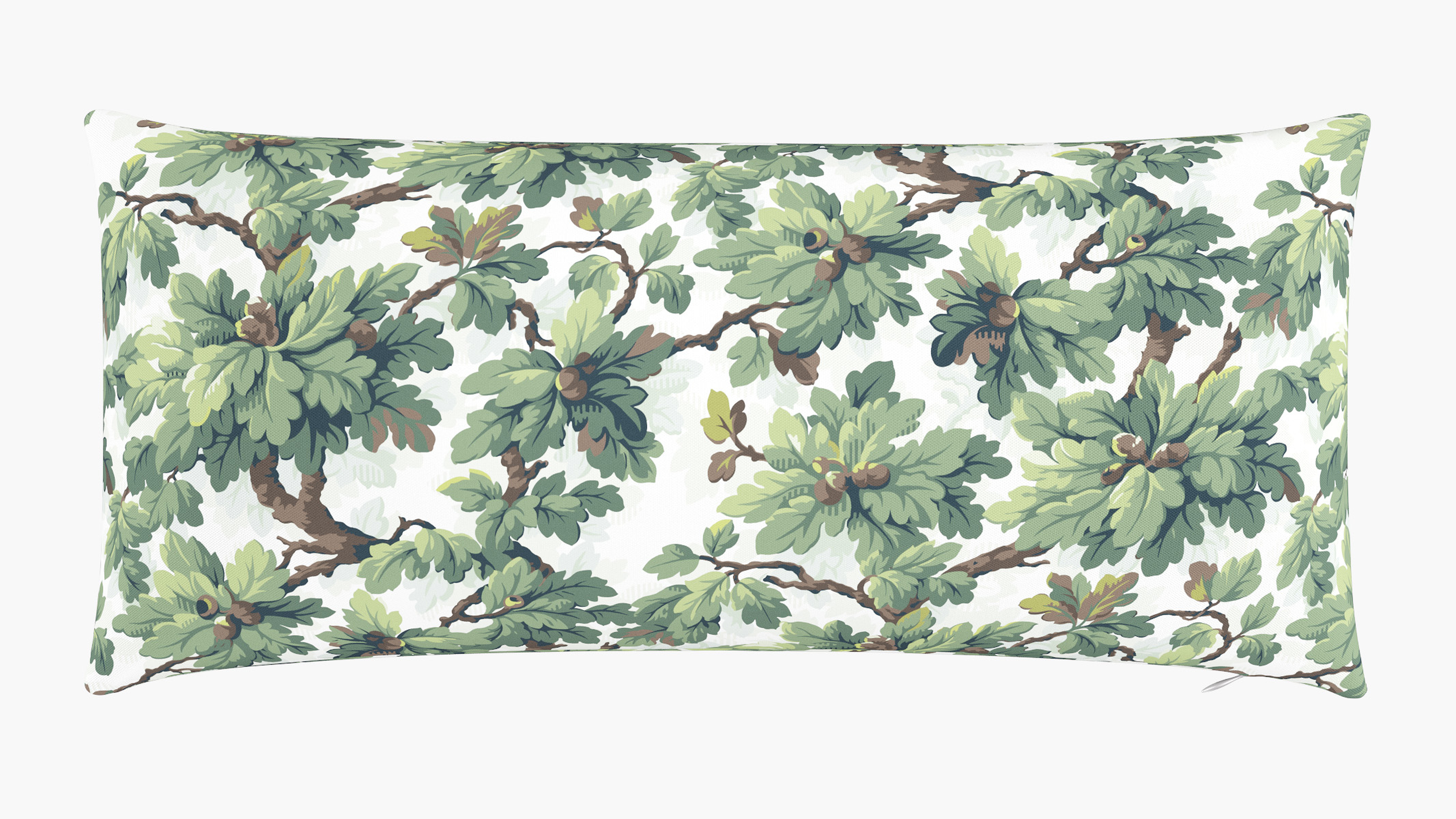 Throw Pillow 14" x 30", Vert Woodland, 14" x 30" - The Inside