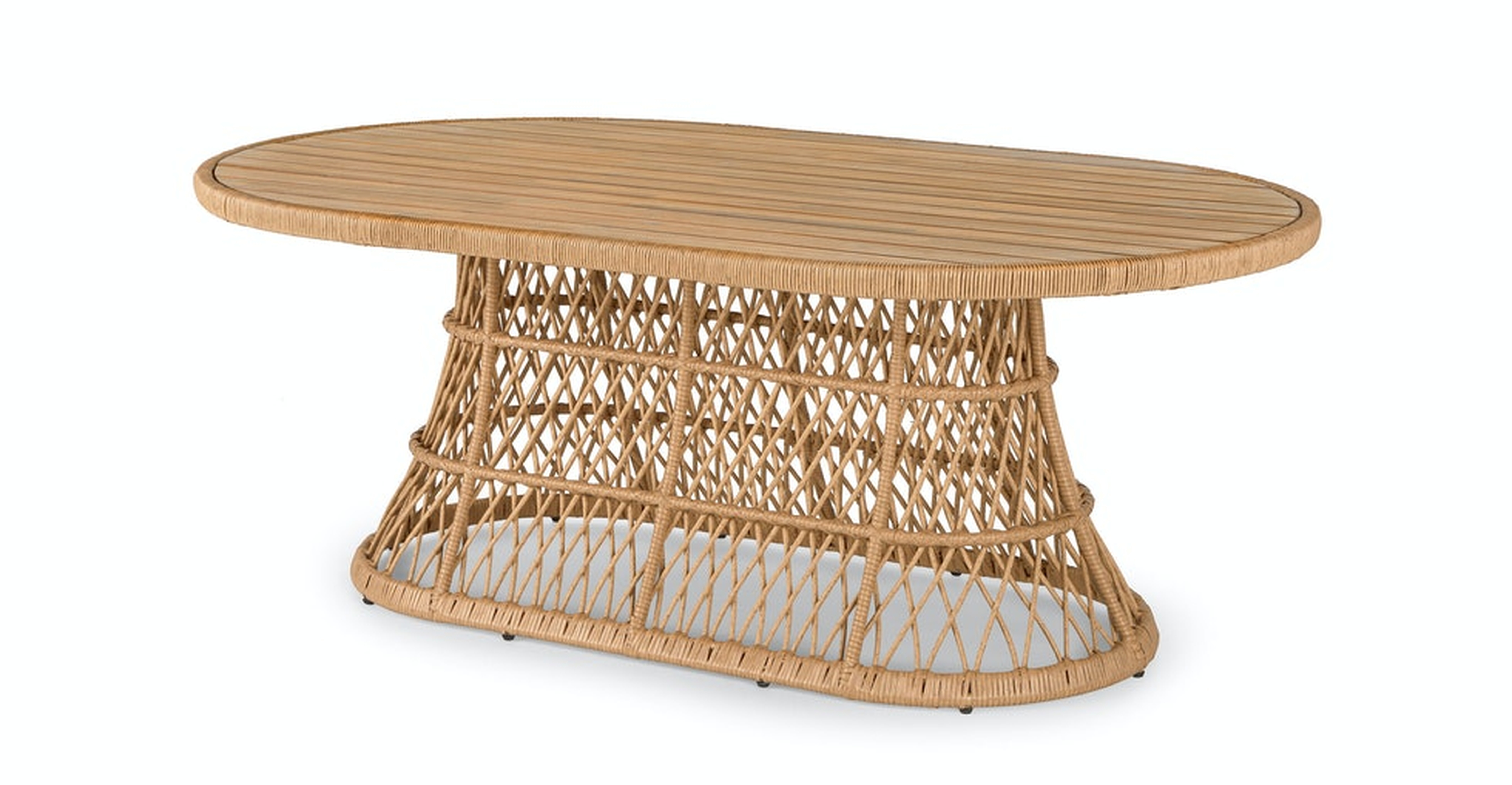 Calliope Natural Oval Dining Table - Article