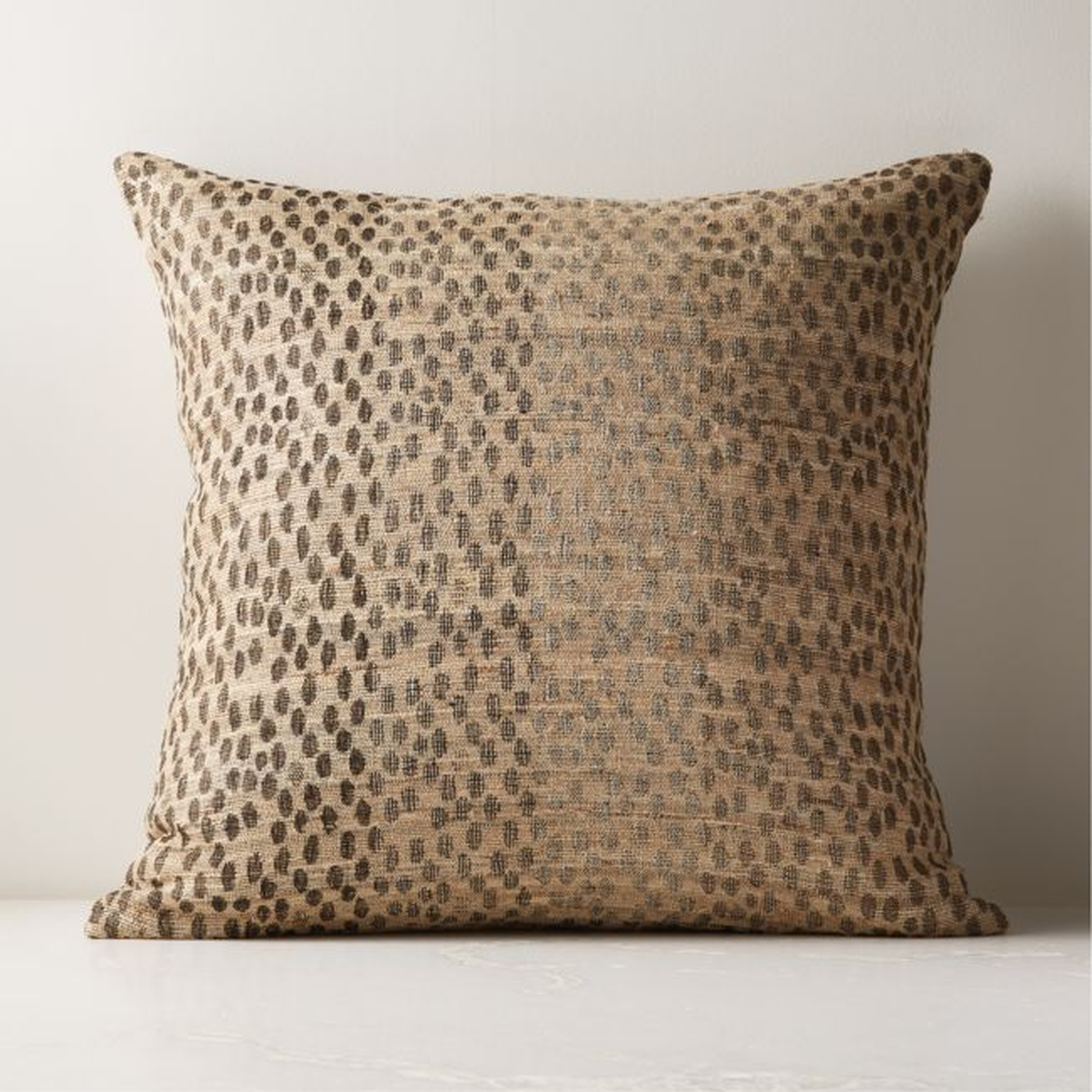 Sabor Animal Print Throw Pillow with Down-Alternative Insert 23" - CB2