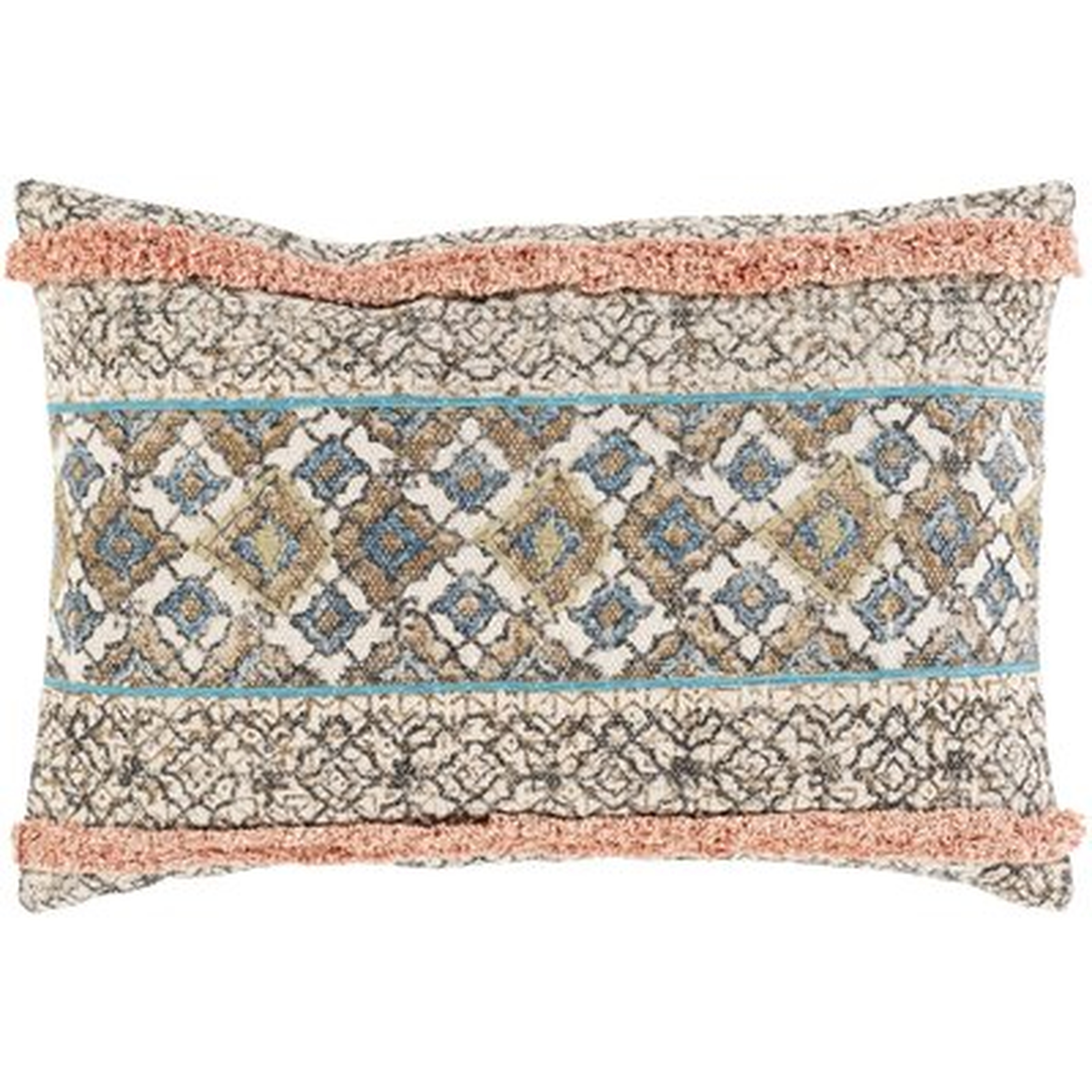 Jill Cotton Lumbar Pillow Cover - Wayfair