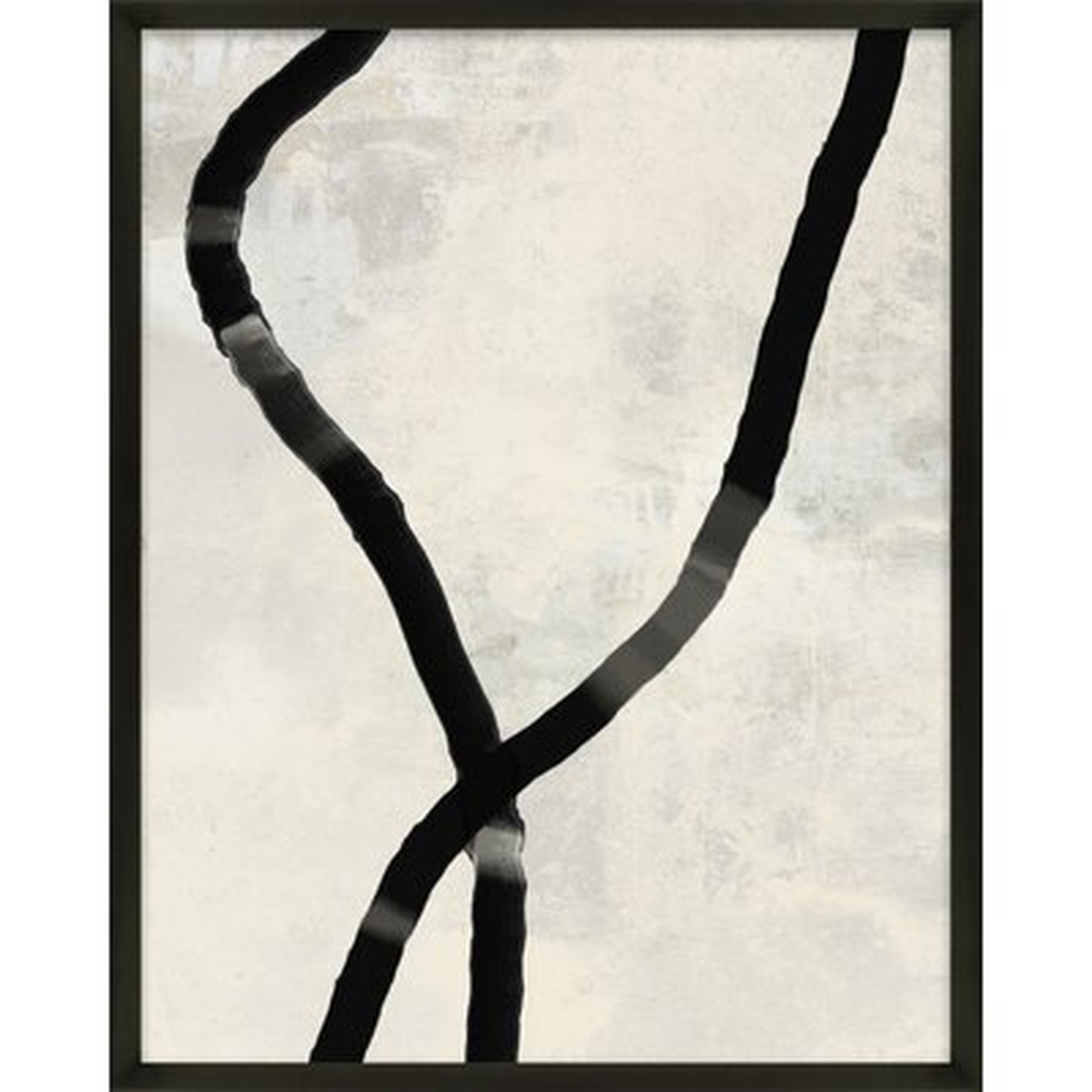 Black Rope 5 by Jacques Pilon - Picture Frame Print on Paper -38"x30" - AllModern