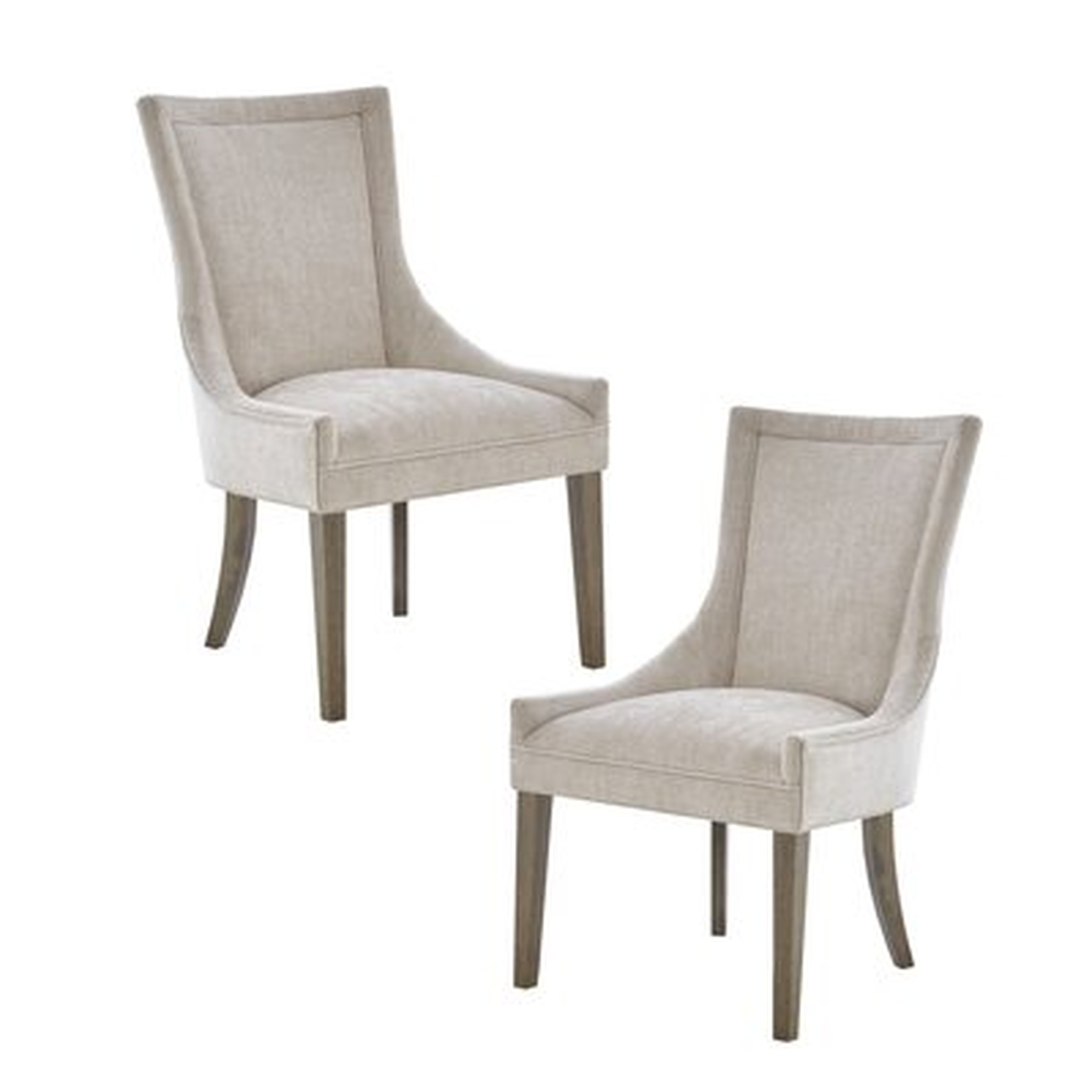 Ultra Upholstered Dining Chair, Cream, Set of 2 - Wayfair