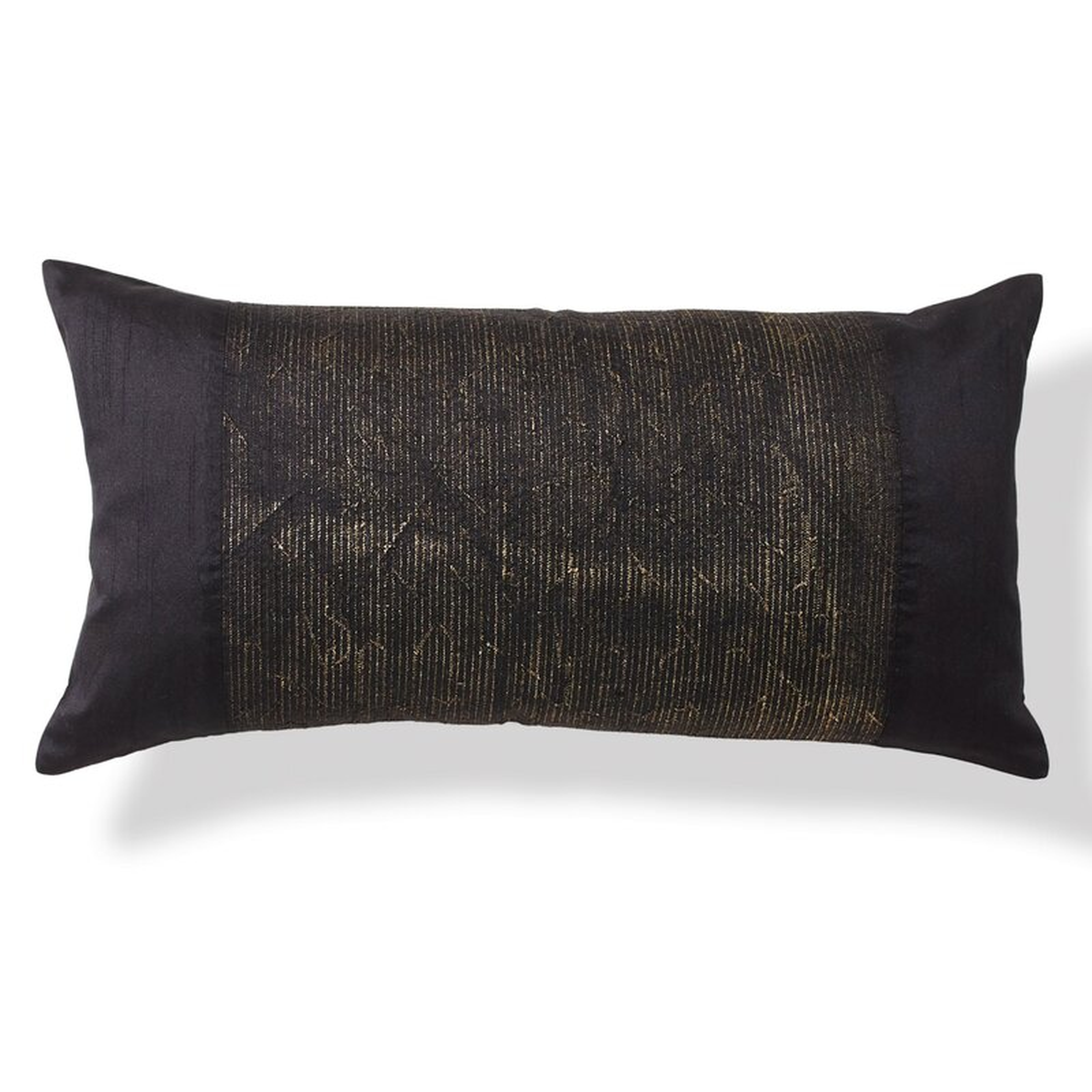 Donna Karan Black Onyx Lumbar Pillow - Perigold
