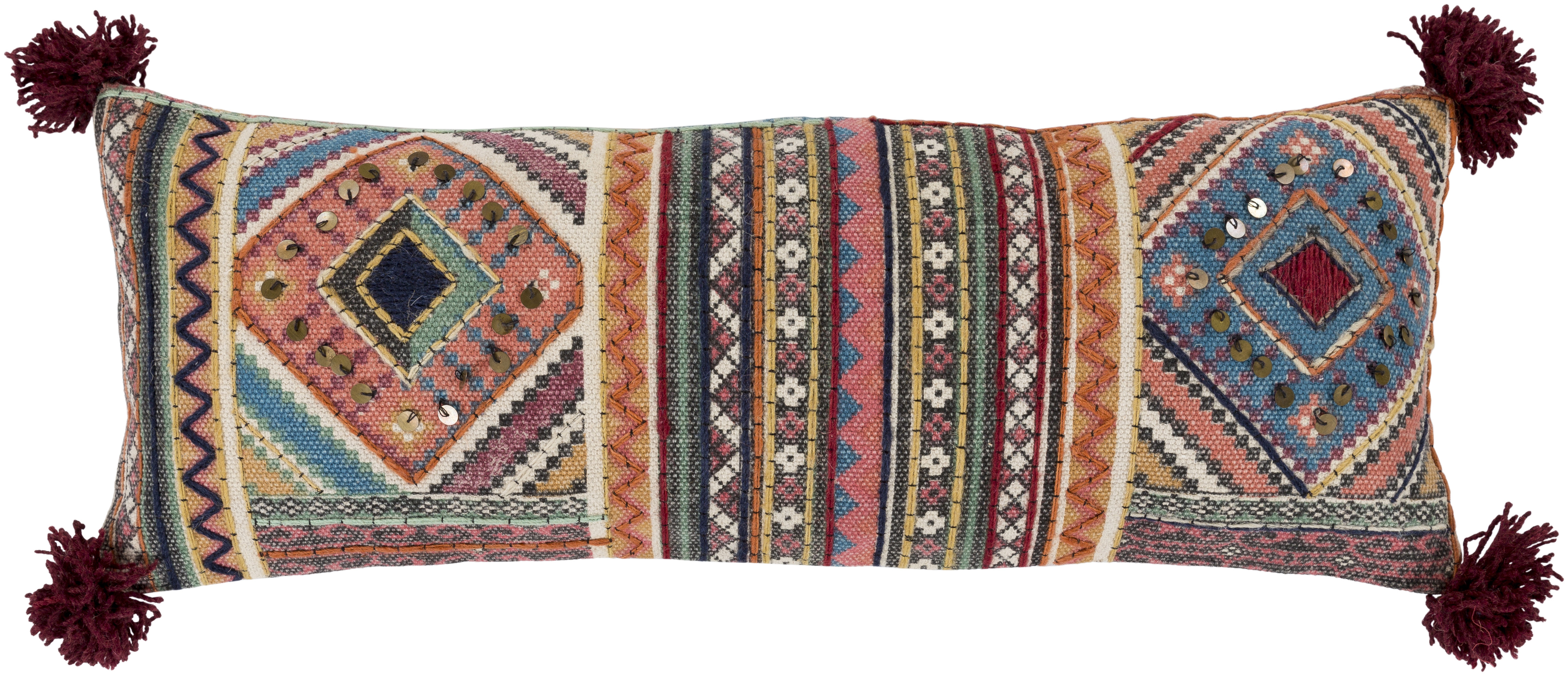 Lena Throw Pillow, Large, with poly insert - Surya