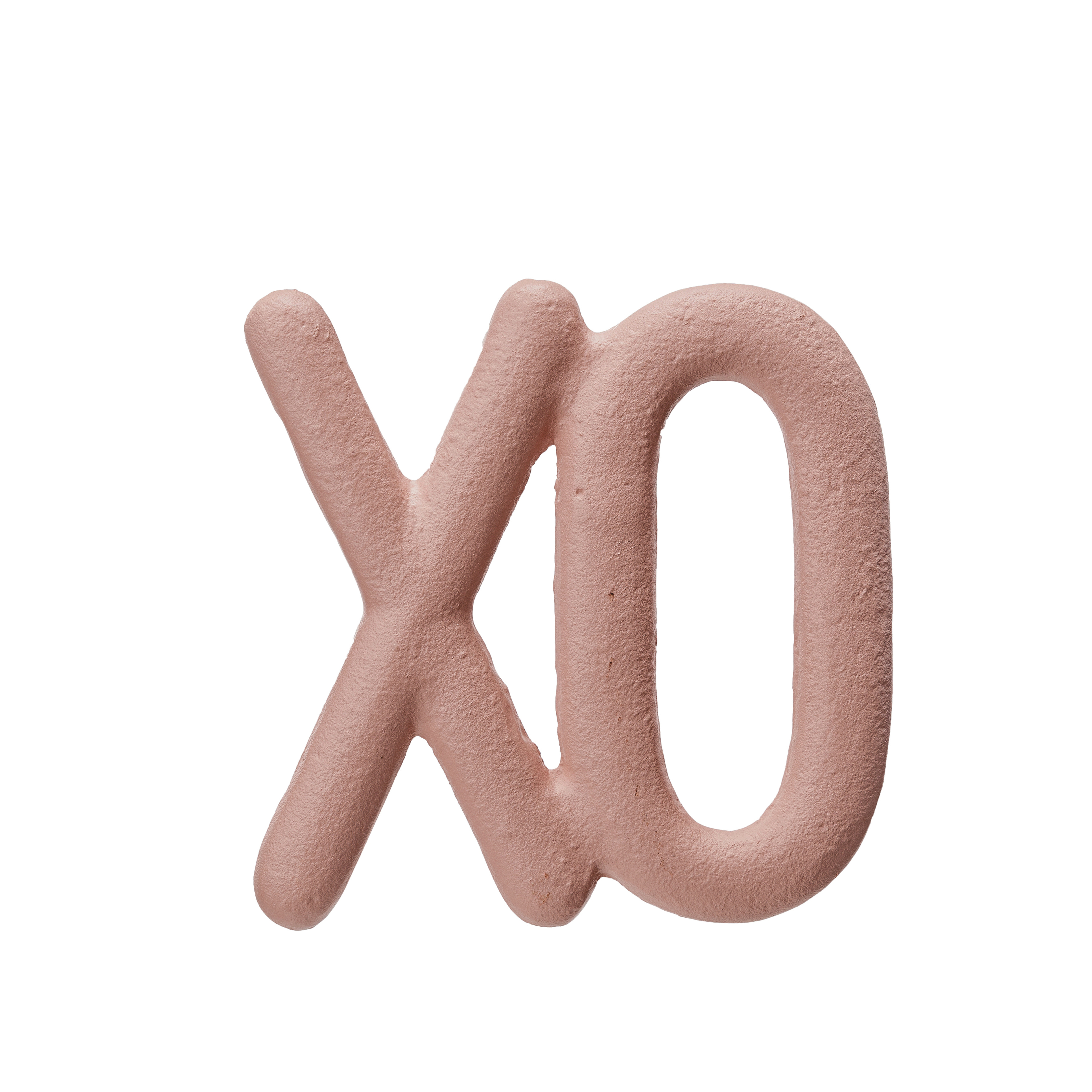 Chic XO Cast Metal Trivet, Pink - Creative Co-Op