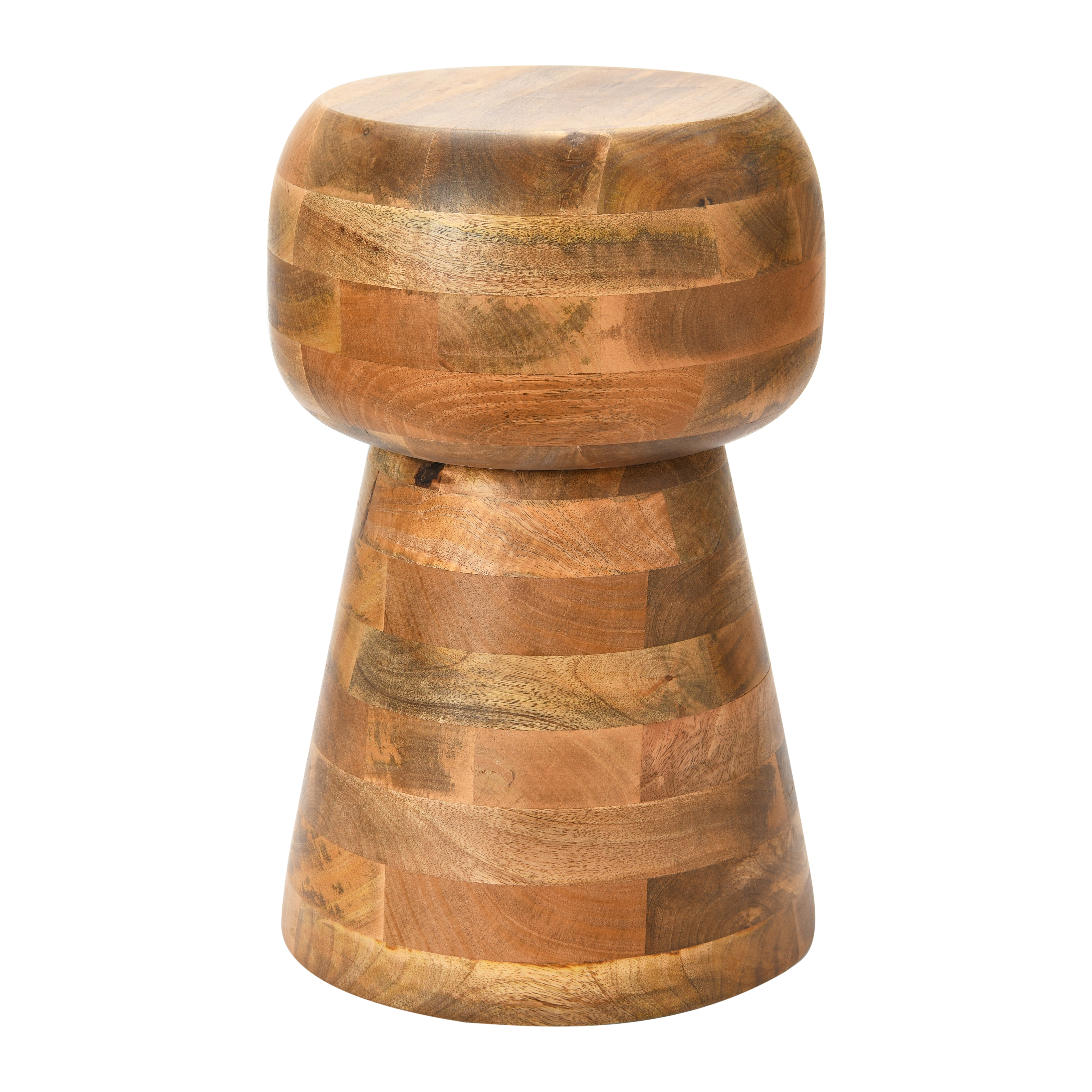 Cuvee Wood Stool or End Table, Natural - Creative Co-Op