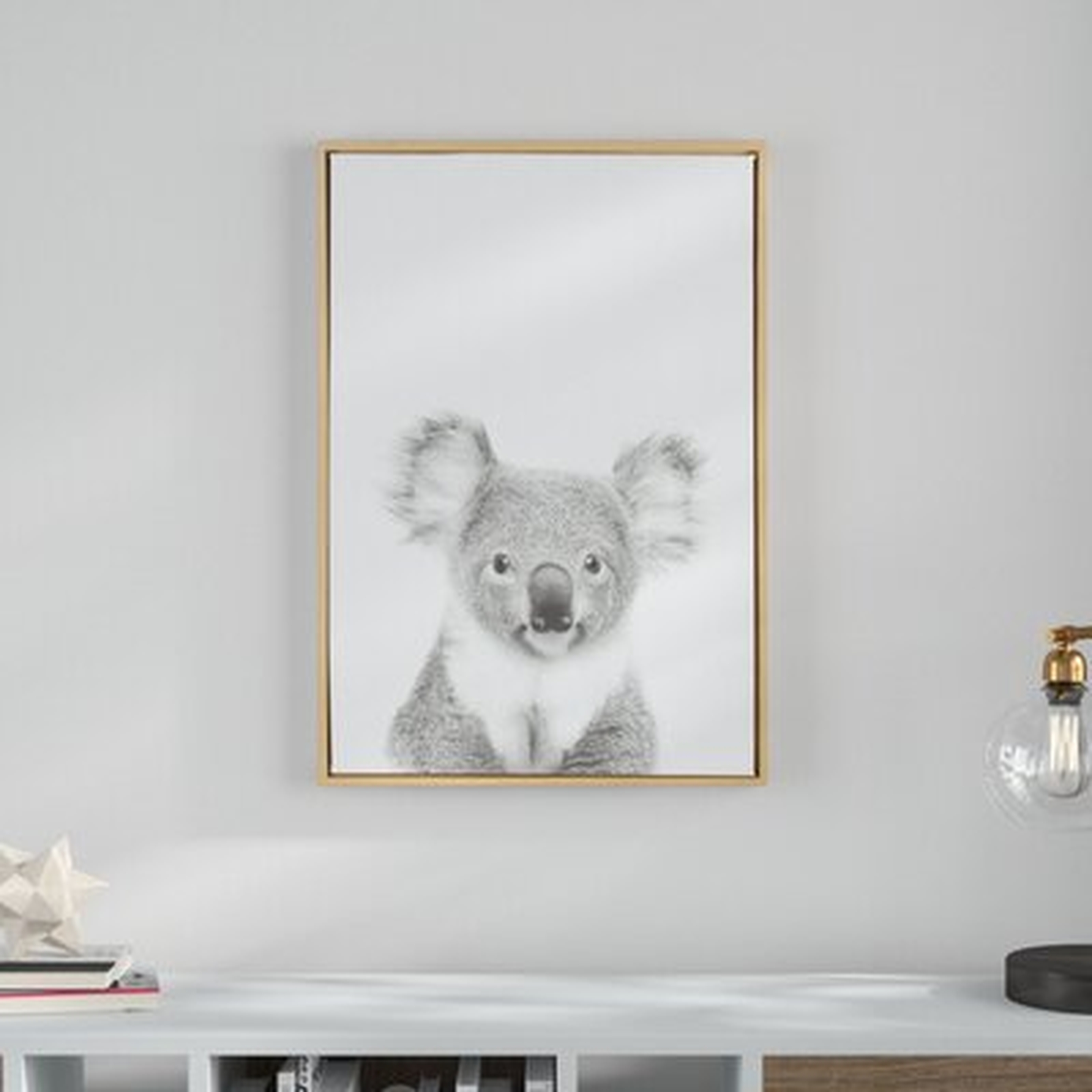 Maroni Koala II Black And White Animal by Simon Te Tai - Photograph on Canvas - Wayfair