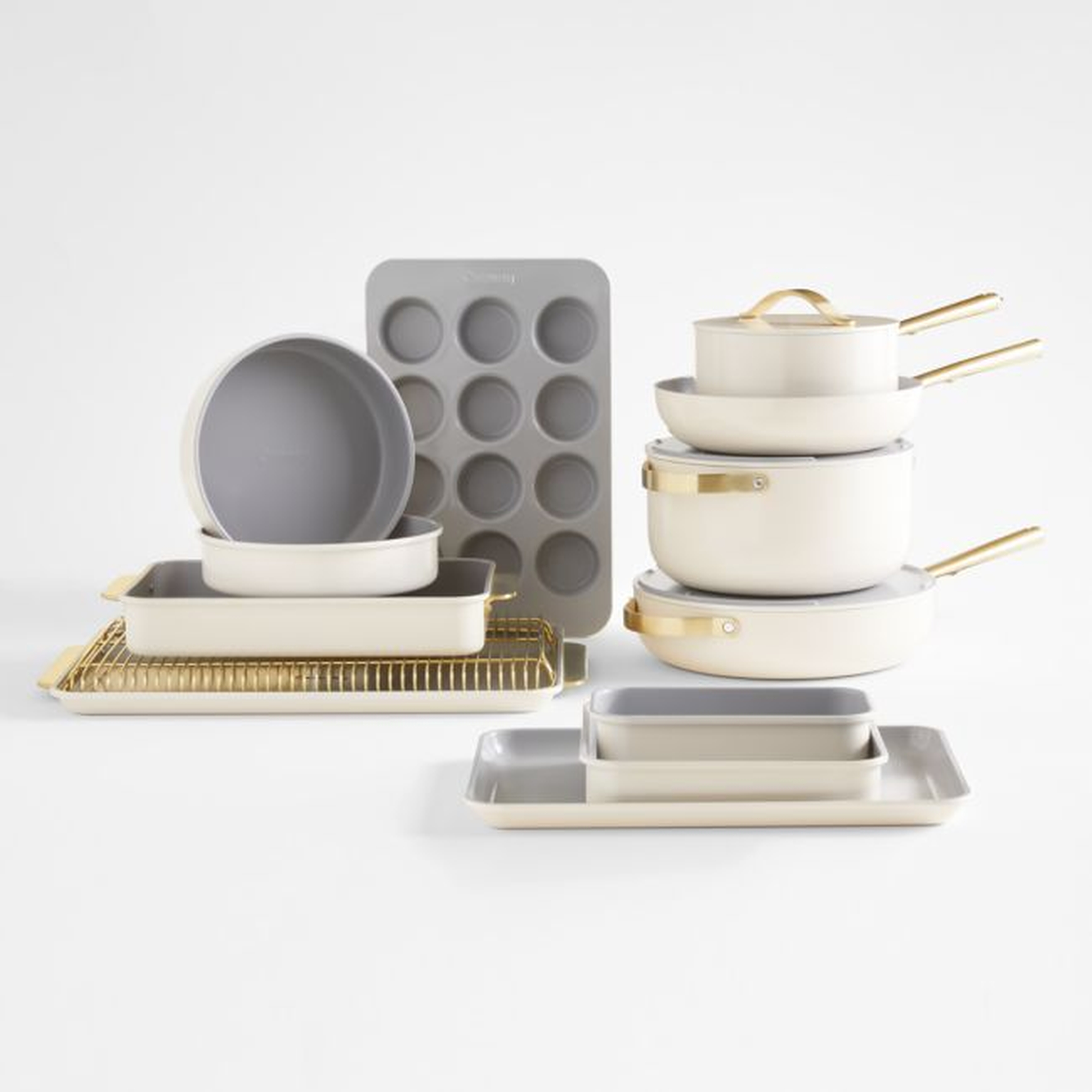 Caraway Cream Full Kitchen Set - Crate and Barrel
