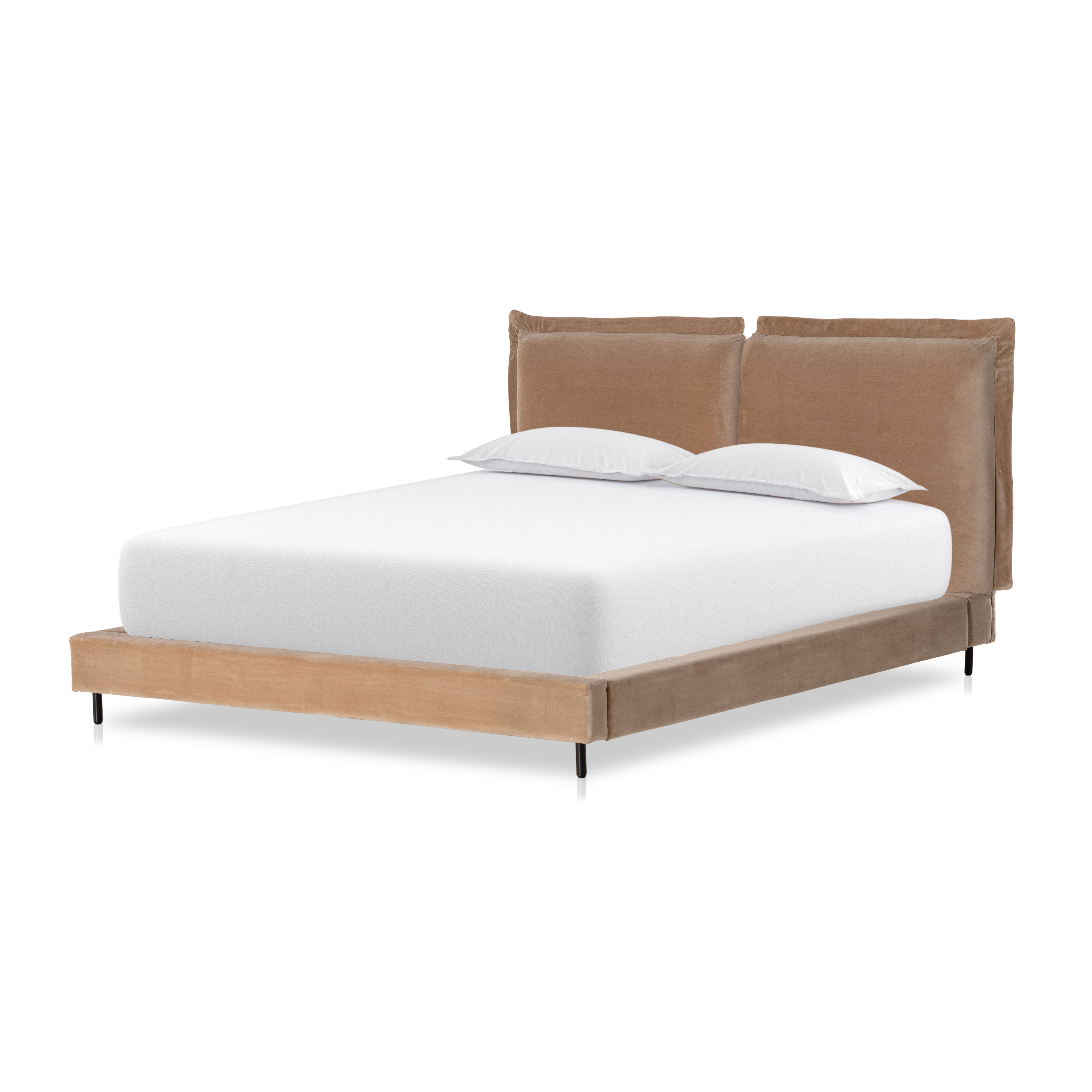 Inwood Bed-Surrey Taupe- King - Four Hands