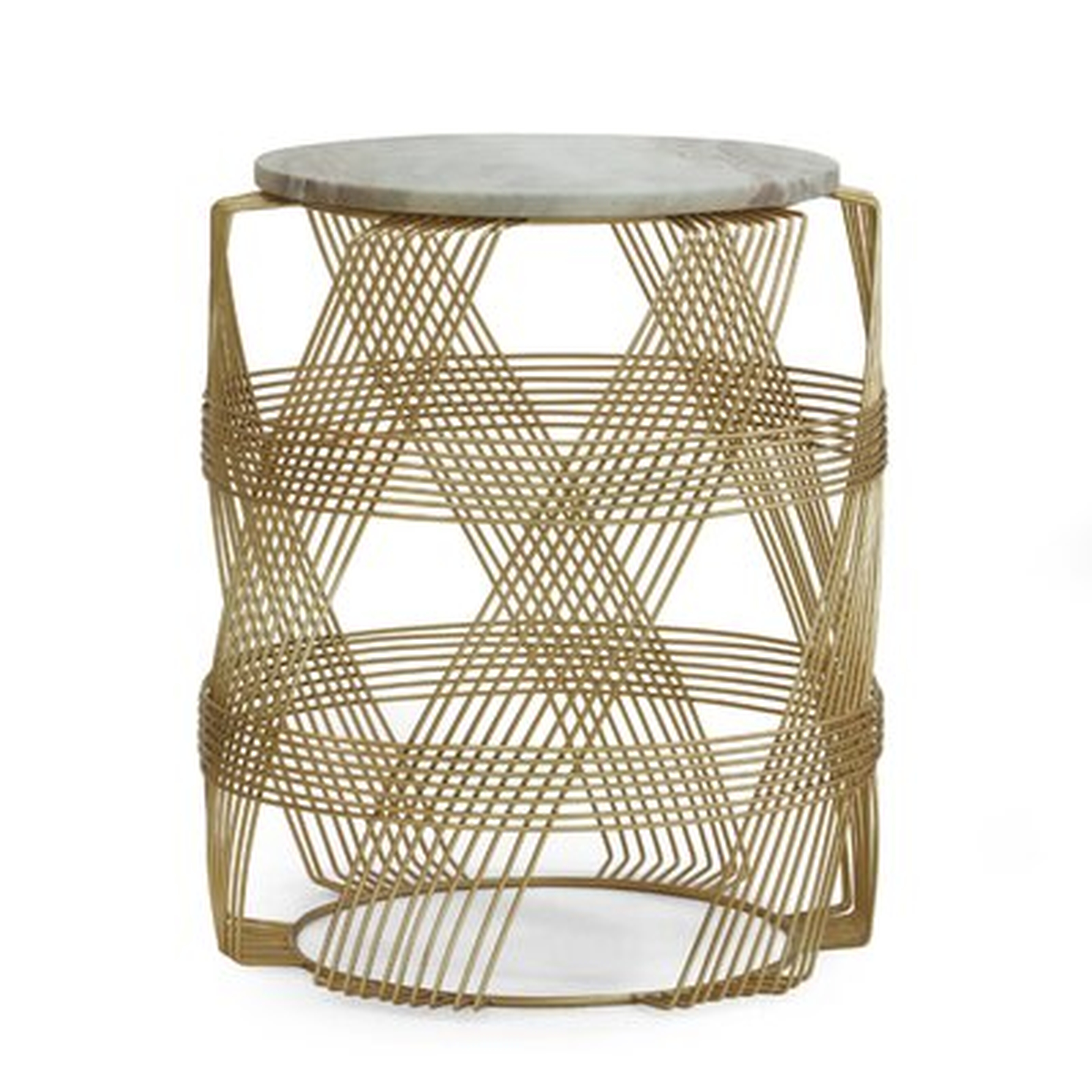 Drum End Table - Wayfair