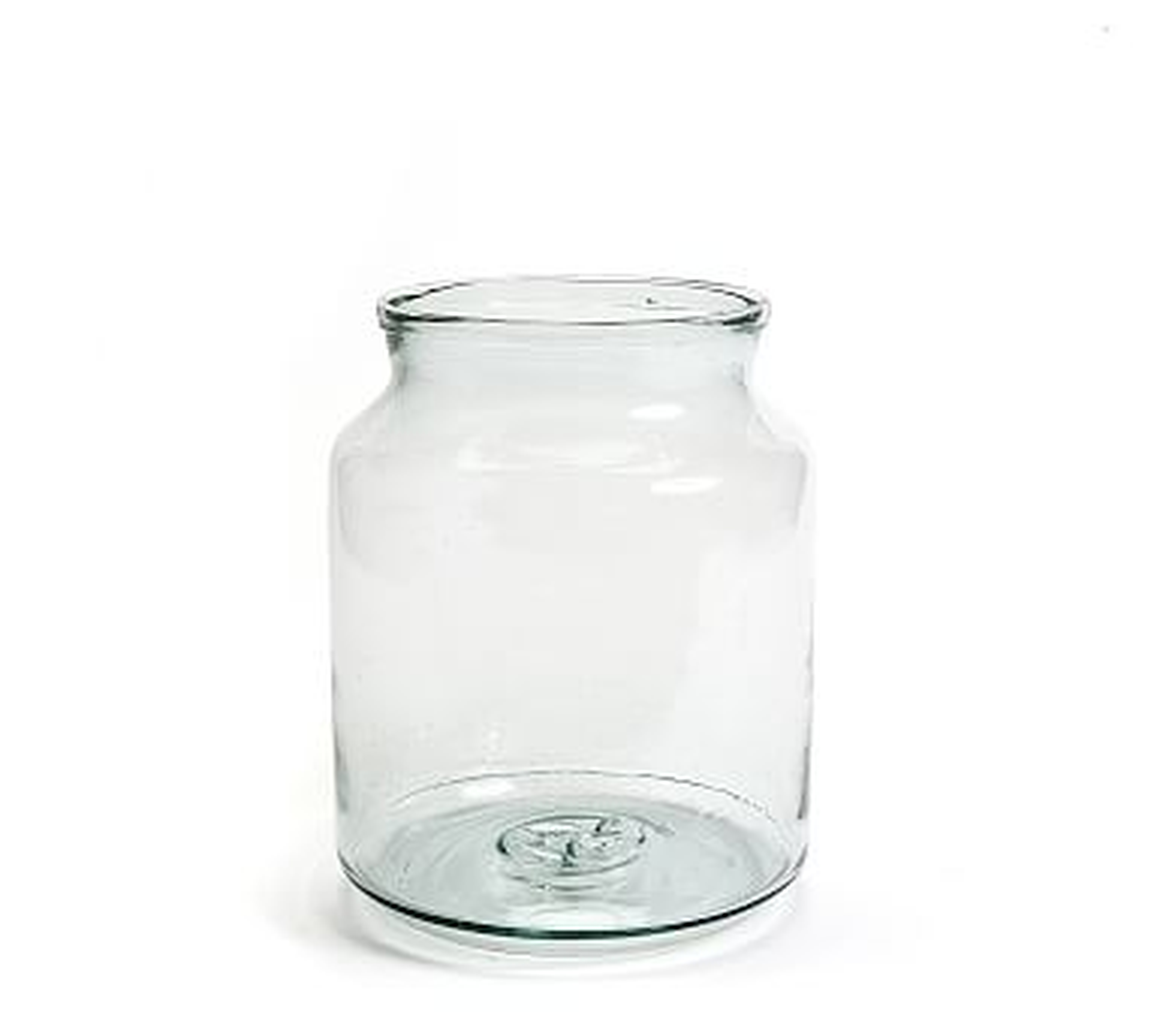 Recycled Glass Mason Jar Vase, Small - Pottery Barn
