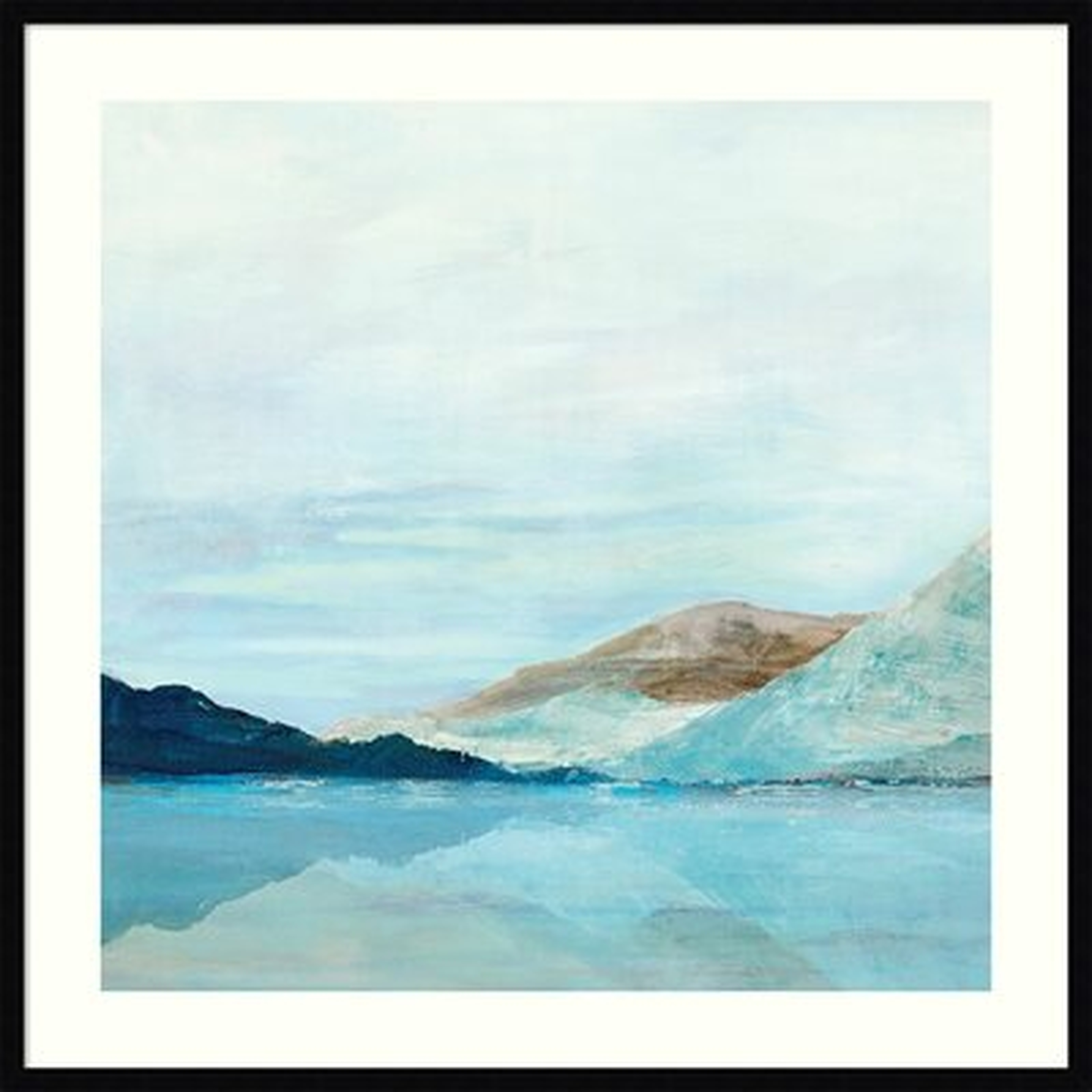 Coastal Mountains - Picture Frame Painting Print on Paper - Wayfair