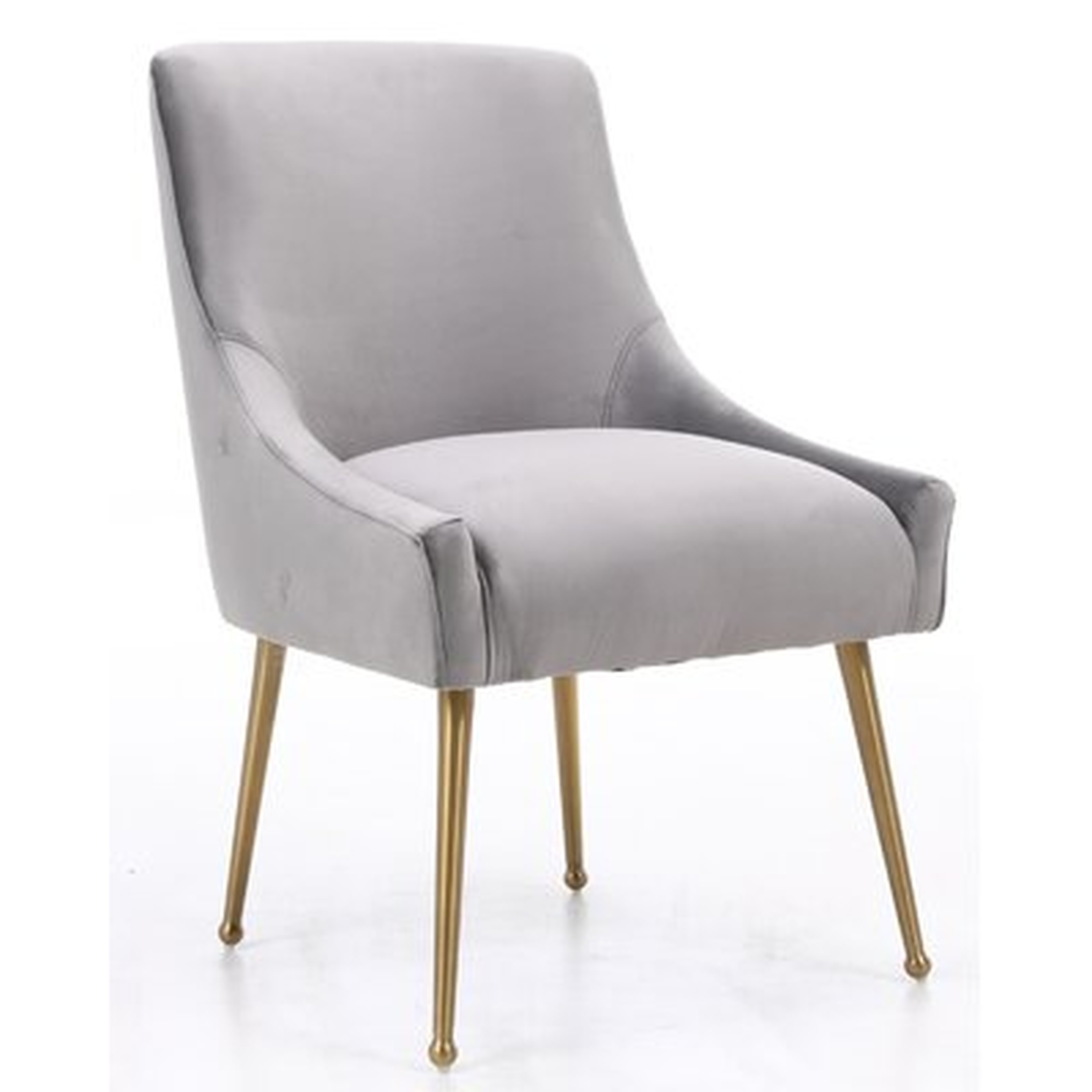 Josh Velvet Upholstered Side Chair - Wayfair