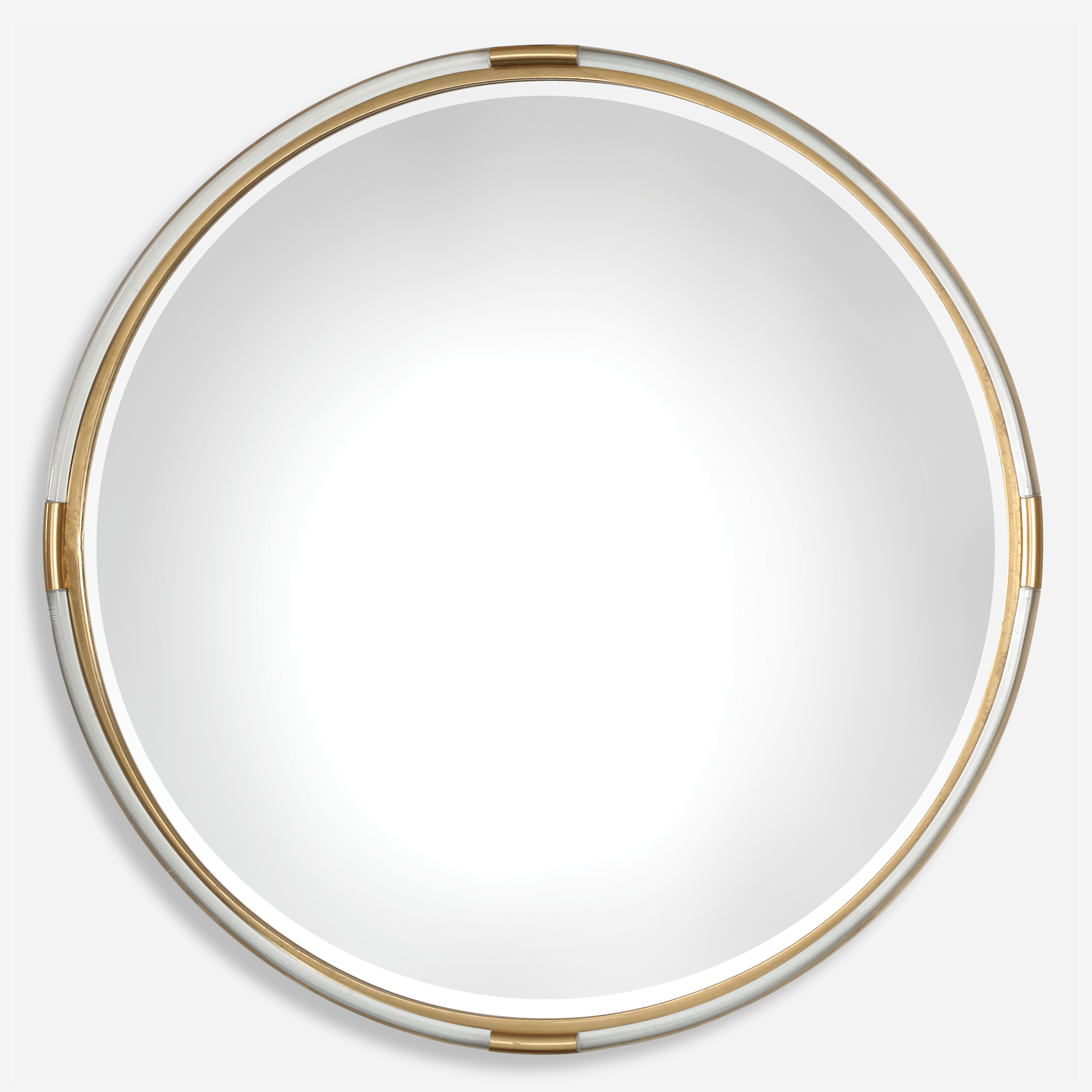 Mackai Round Gold Mirror - Uttermost
