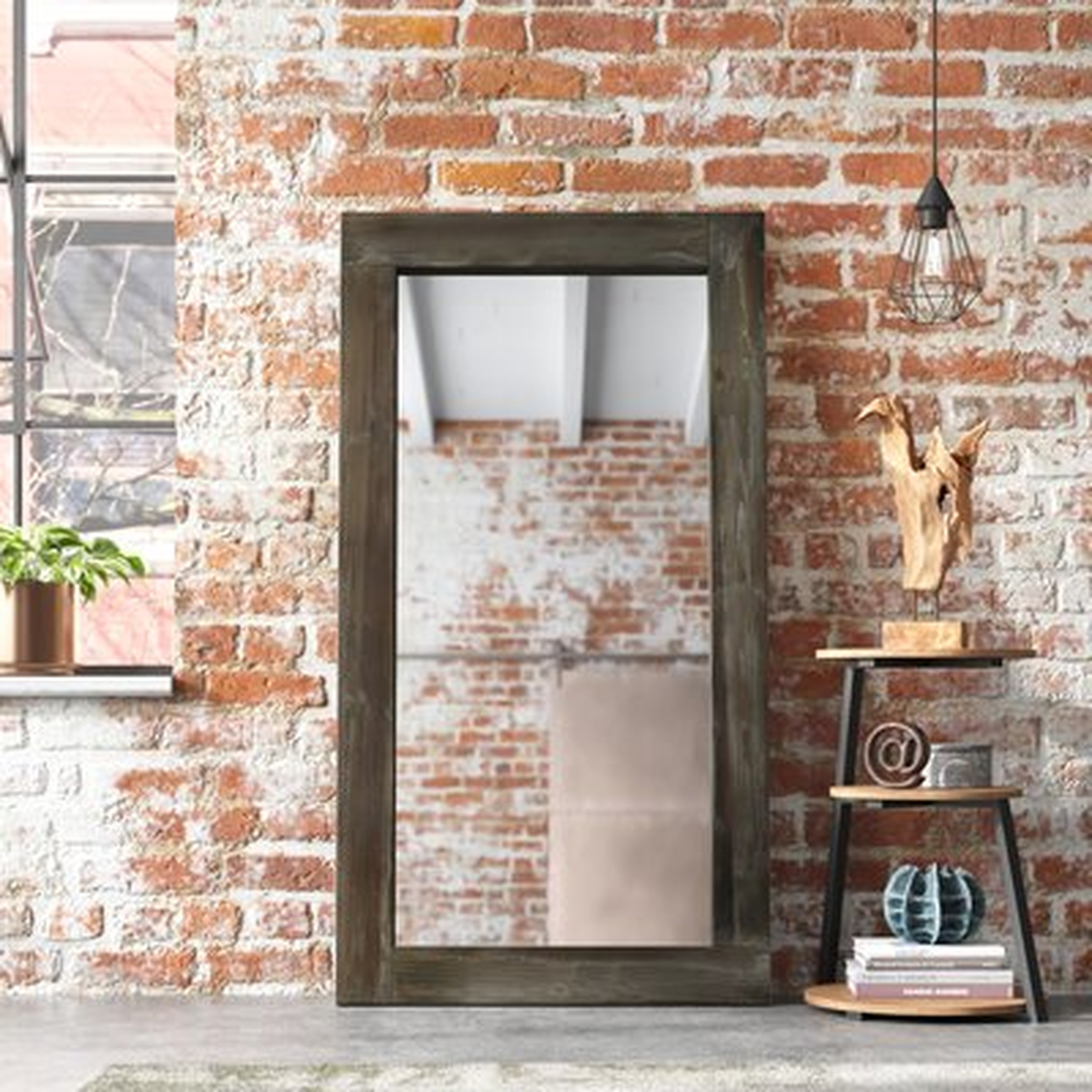 Mateus Distressed Solid Wood Full Length Wall Mirror - Wayfair
