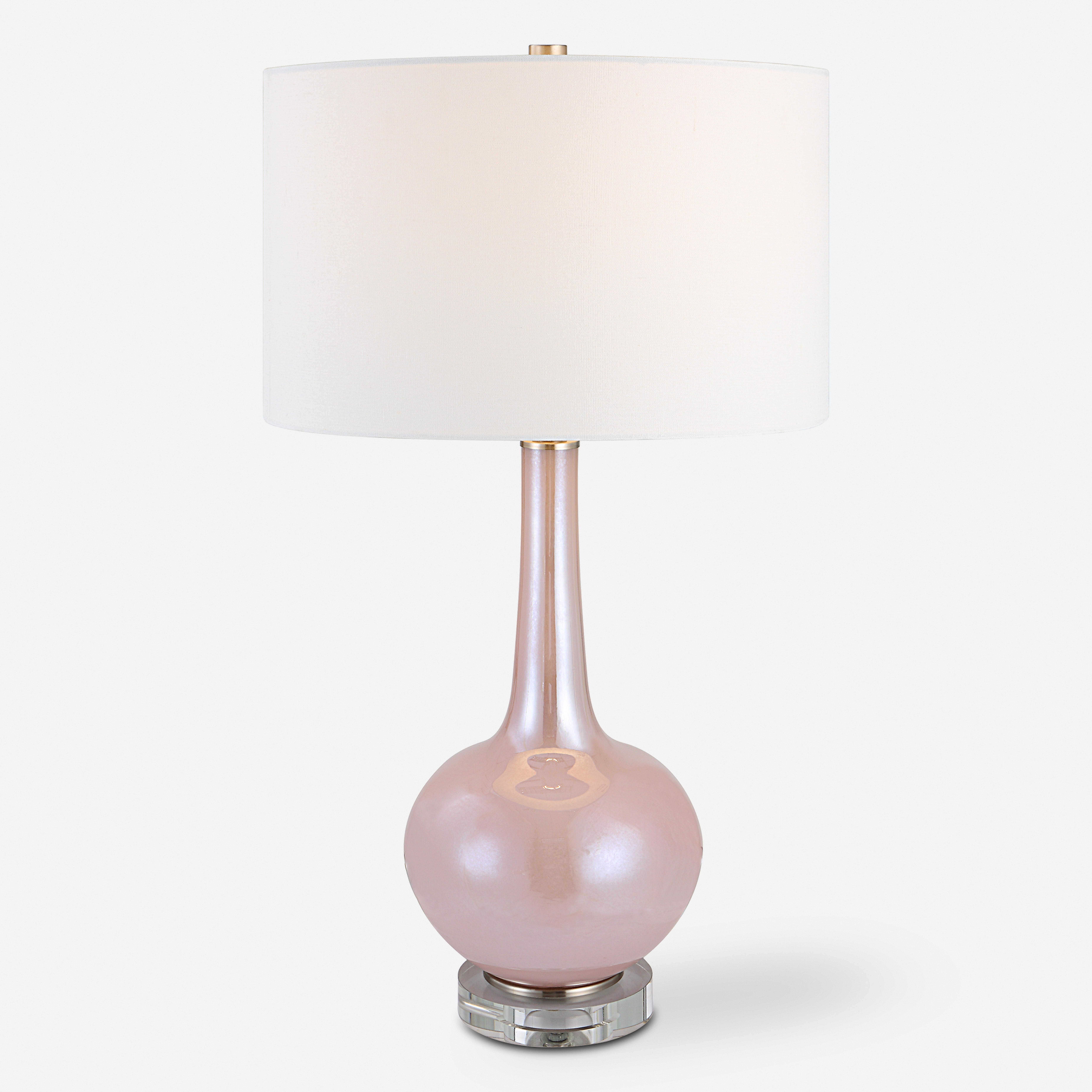 Rosa Pink Glass Table Lamp - Uttermost