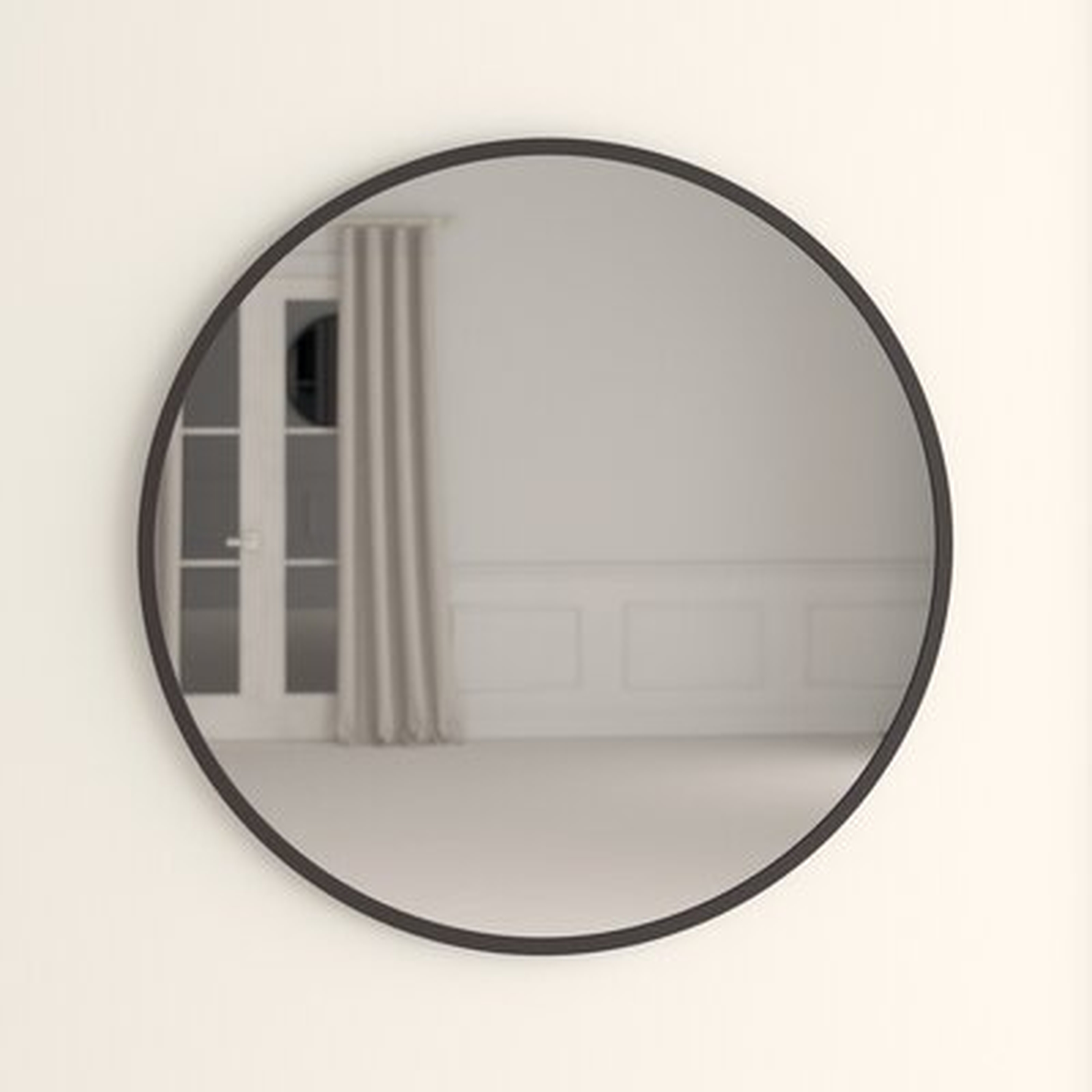 Hub 37" Modern and Contemporary Accent Mirror - Wayfair