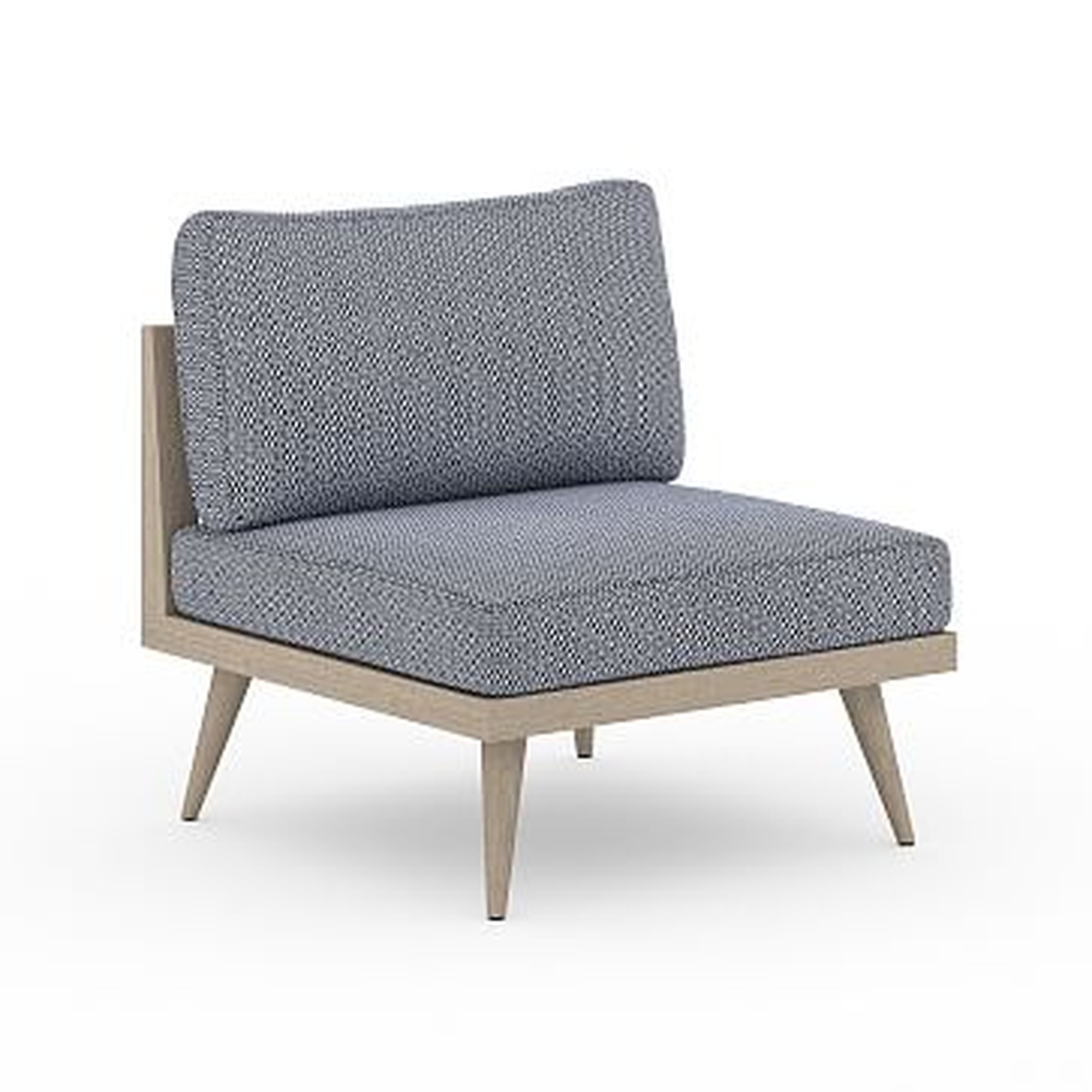 Strand Modern Outdoor Lounge Chair, Faye Navy - West Elm