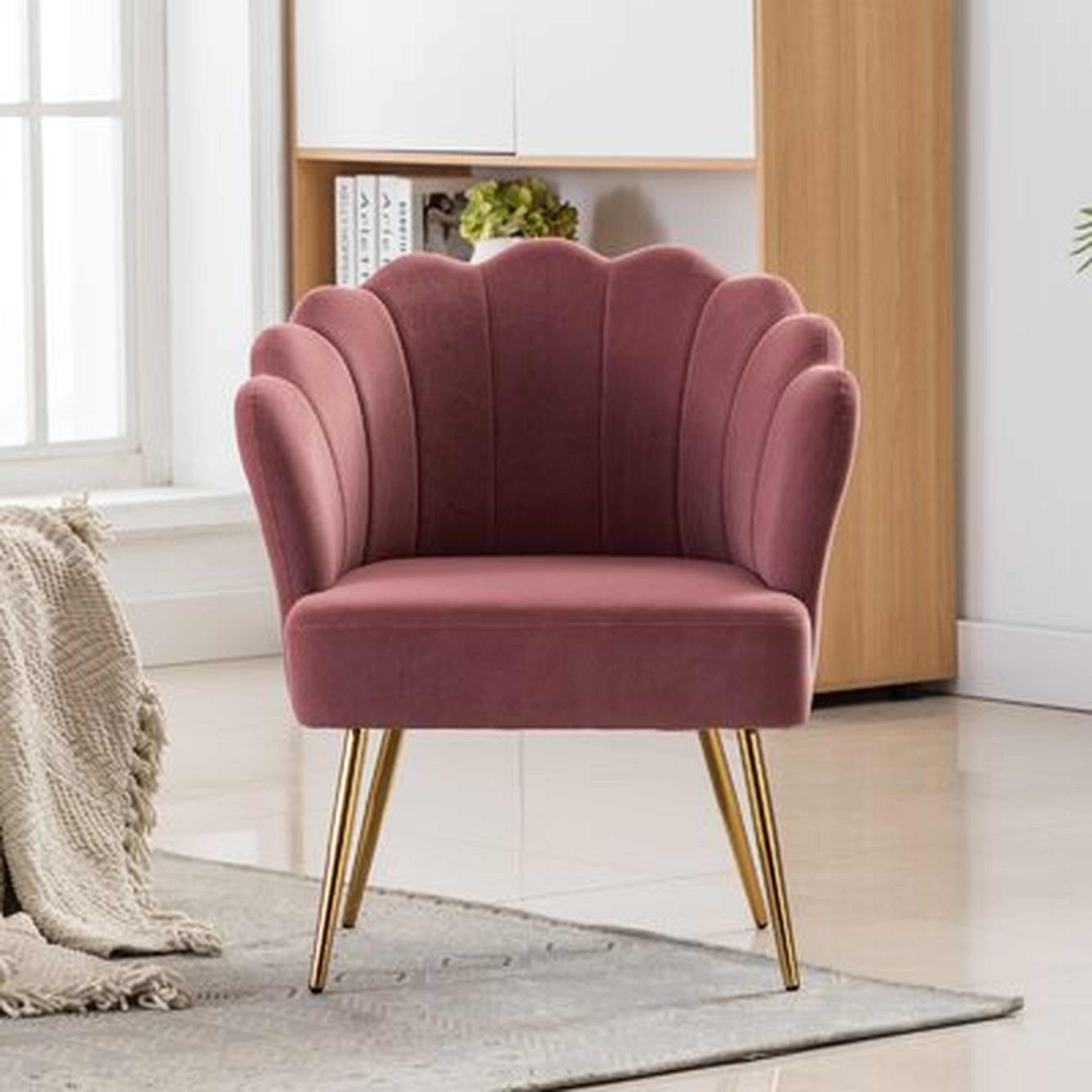 Koda 26.75'' Wide Velvet Barrel Chair - Wayfair