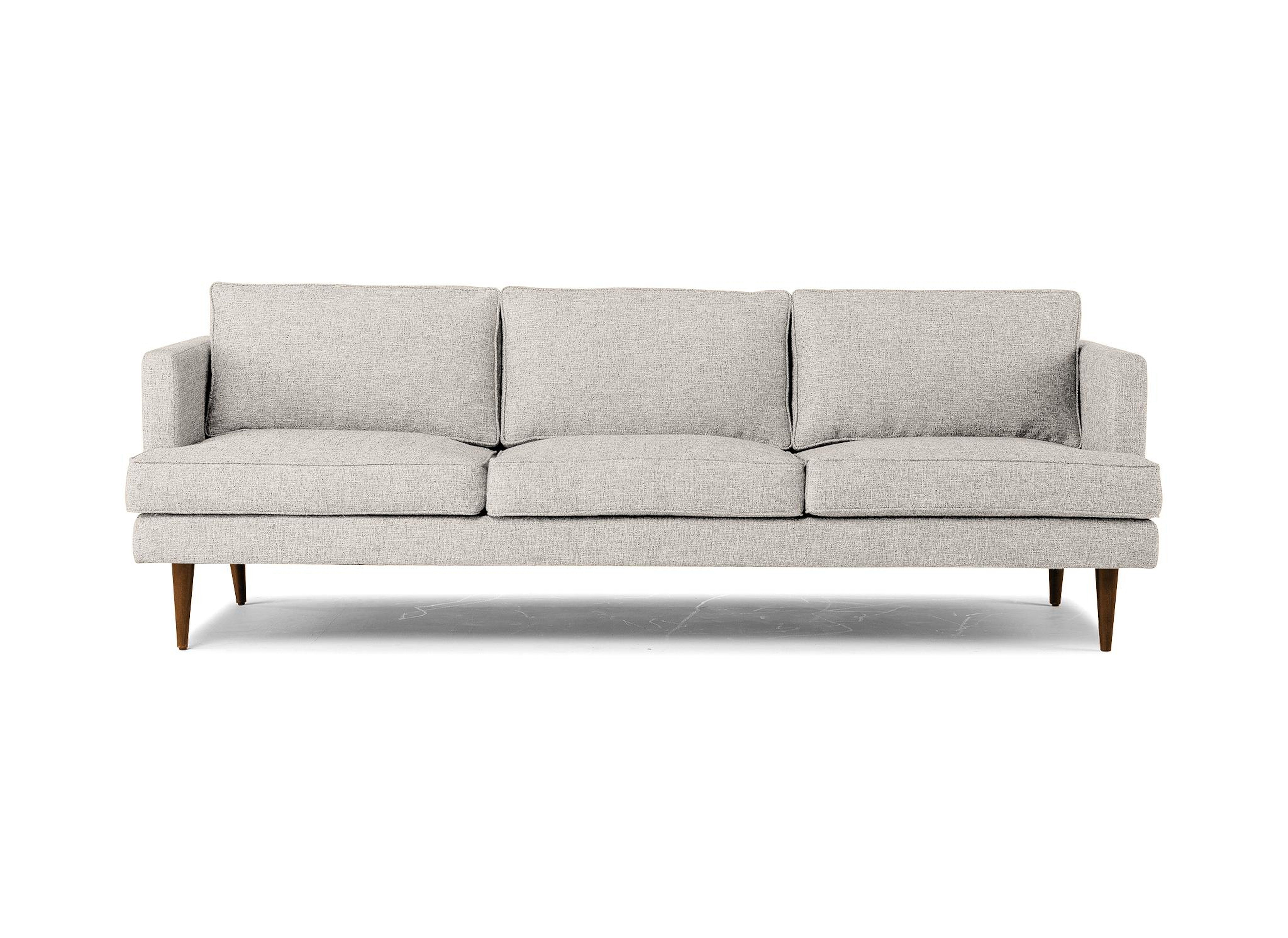 Beige/White Preston Mid Century Modern Grand Sofa - Merit Dove - Mocha - Joybird