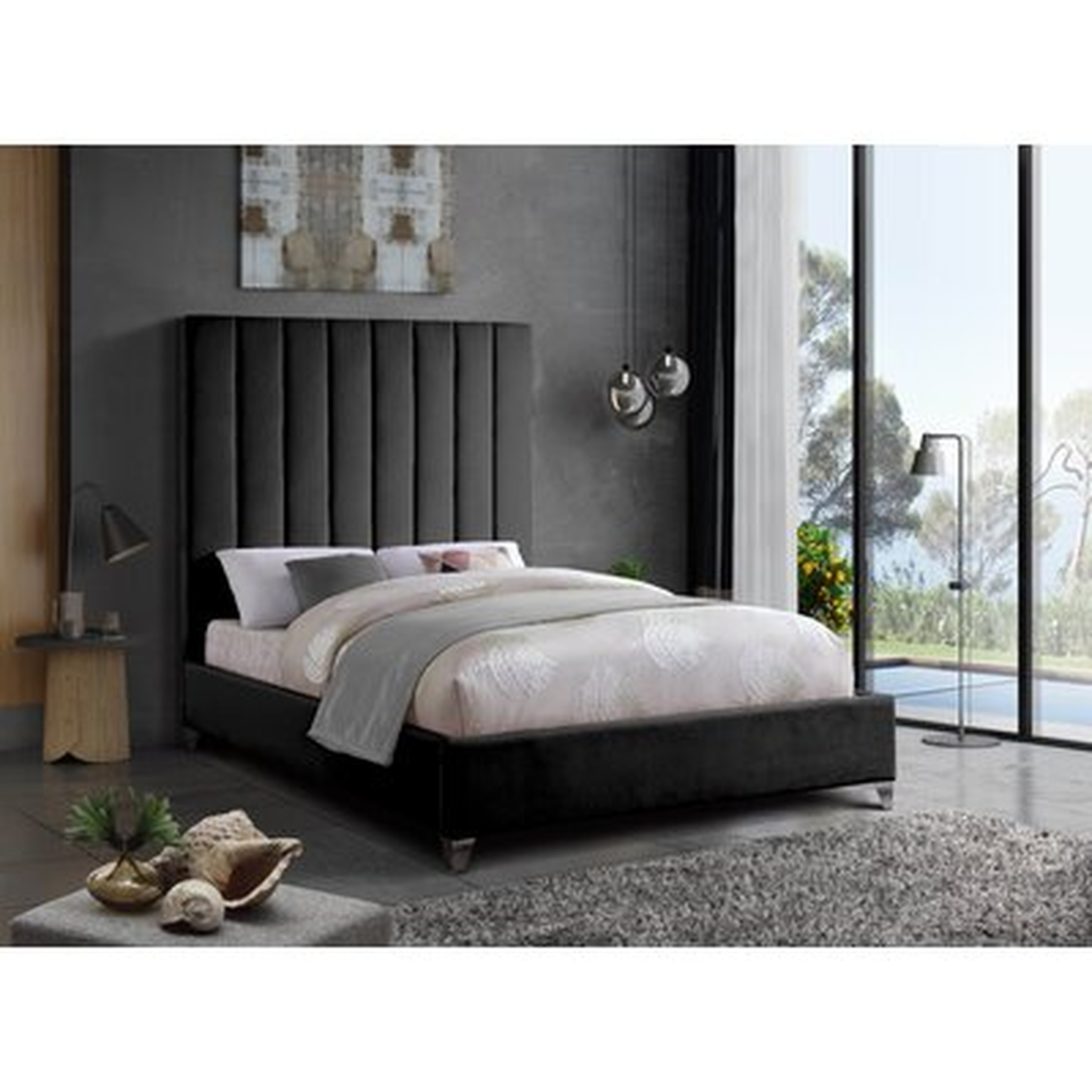 Alaysia Upholstered Platform Bed - Wayfair