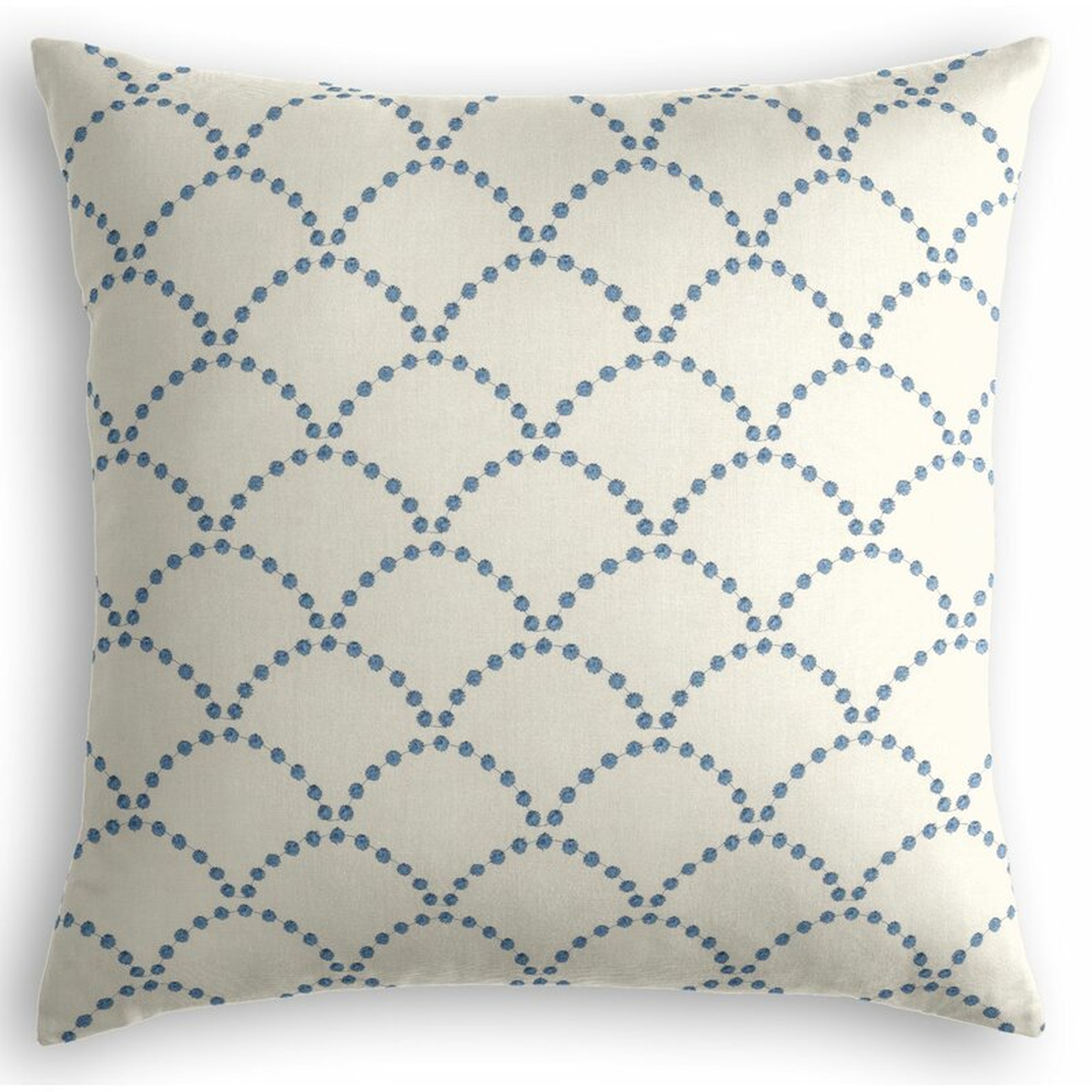 Loom Decor Embroidered Throw Pillow Size: 22" x 22" - Perigold