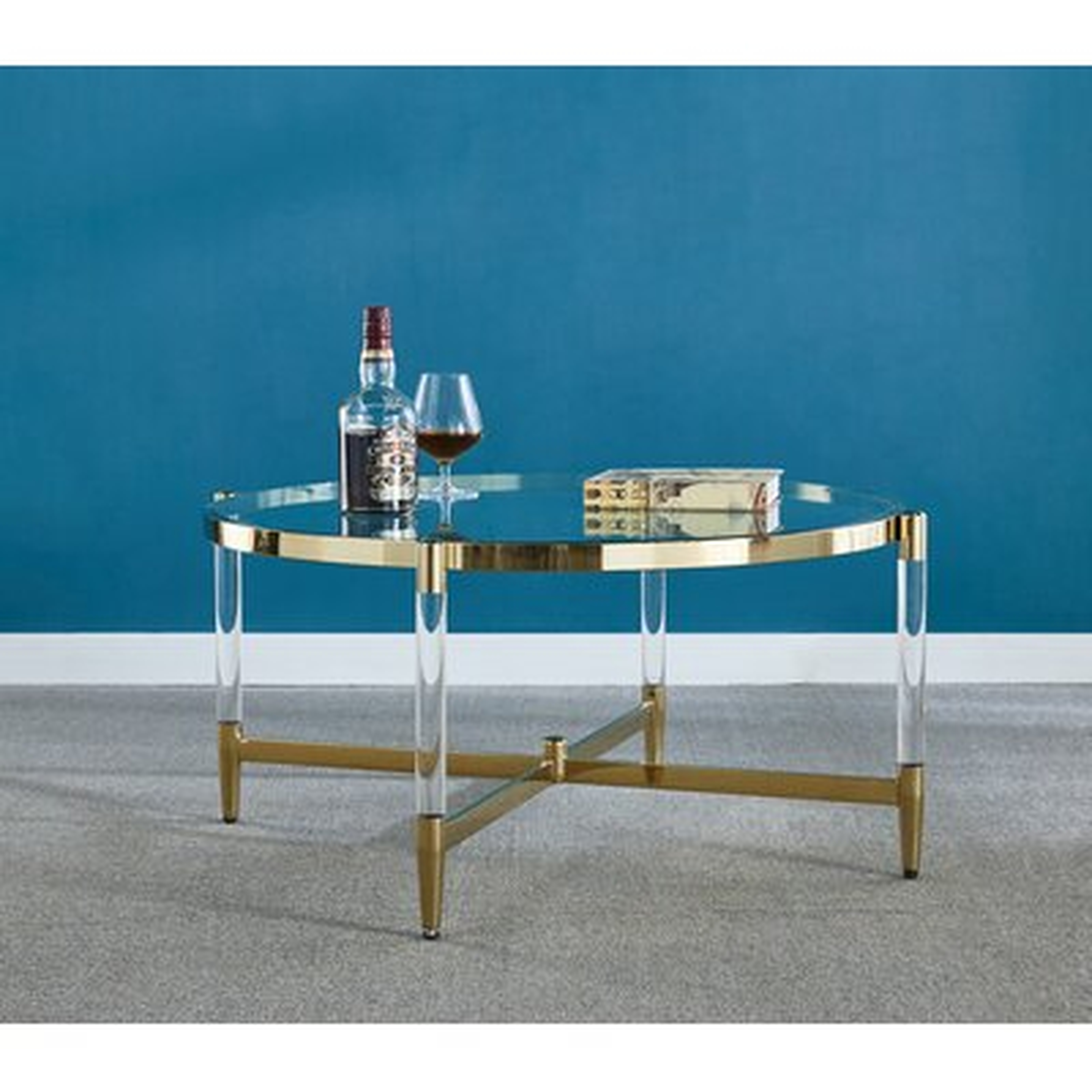 Nolwenn Glass Top Coffee Table - Wayfair