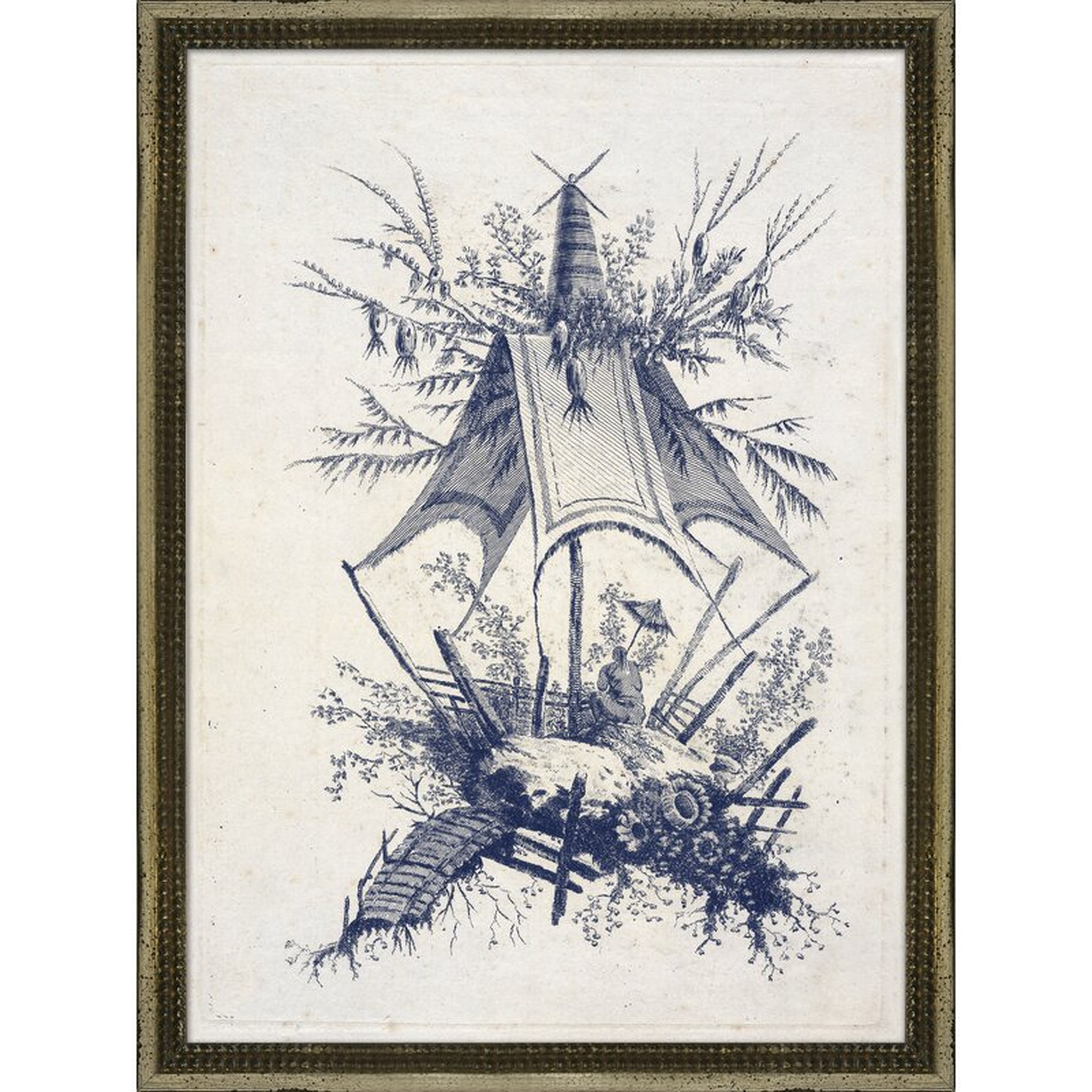 Soicher Marin 'Asian Etching III' - Picture Frame Painting on Paper - Perigold