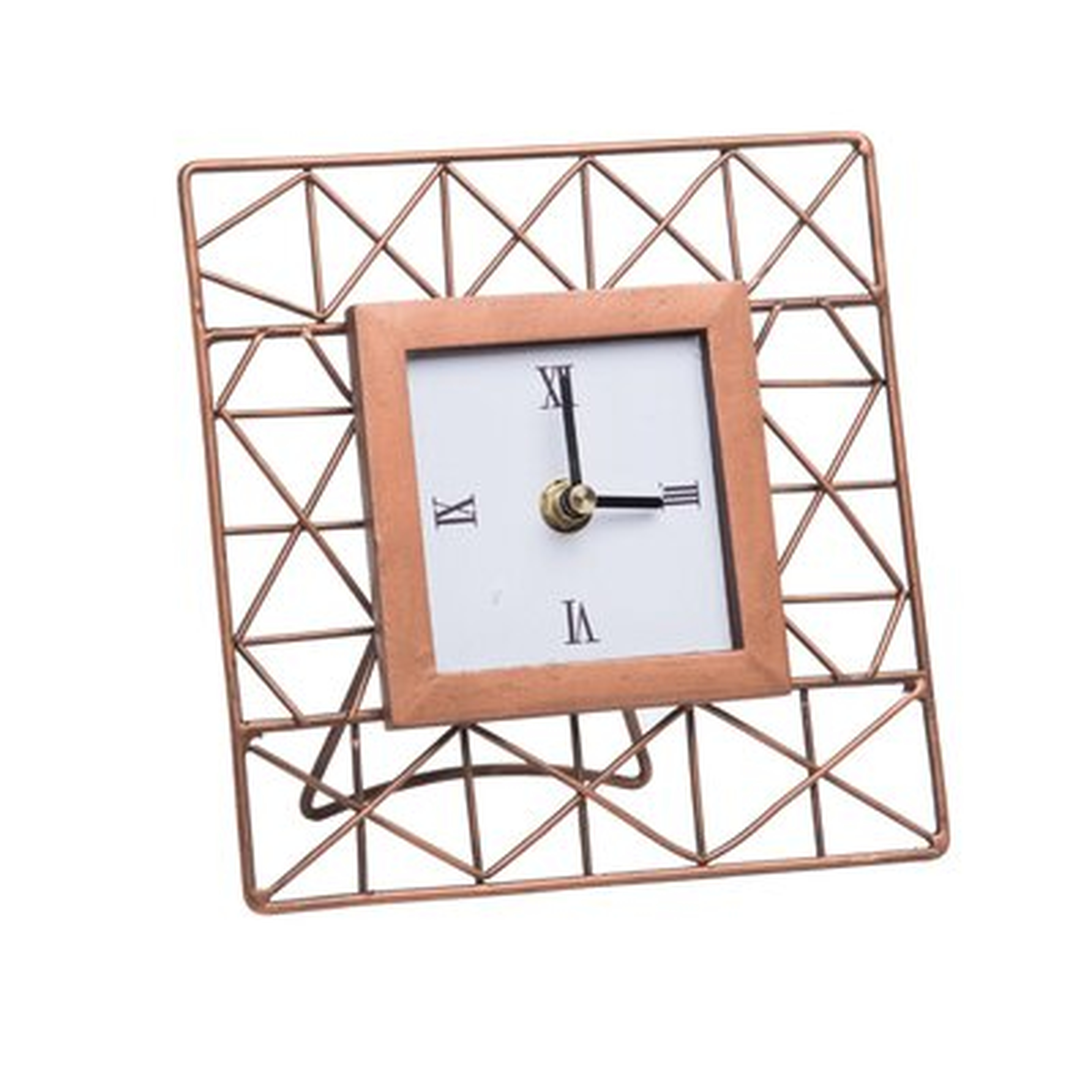 Mini Geometric Clock - Wayfair