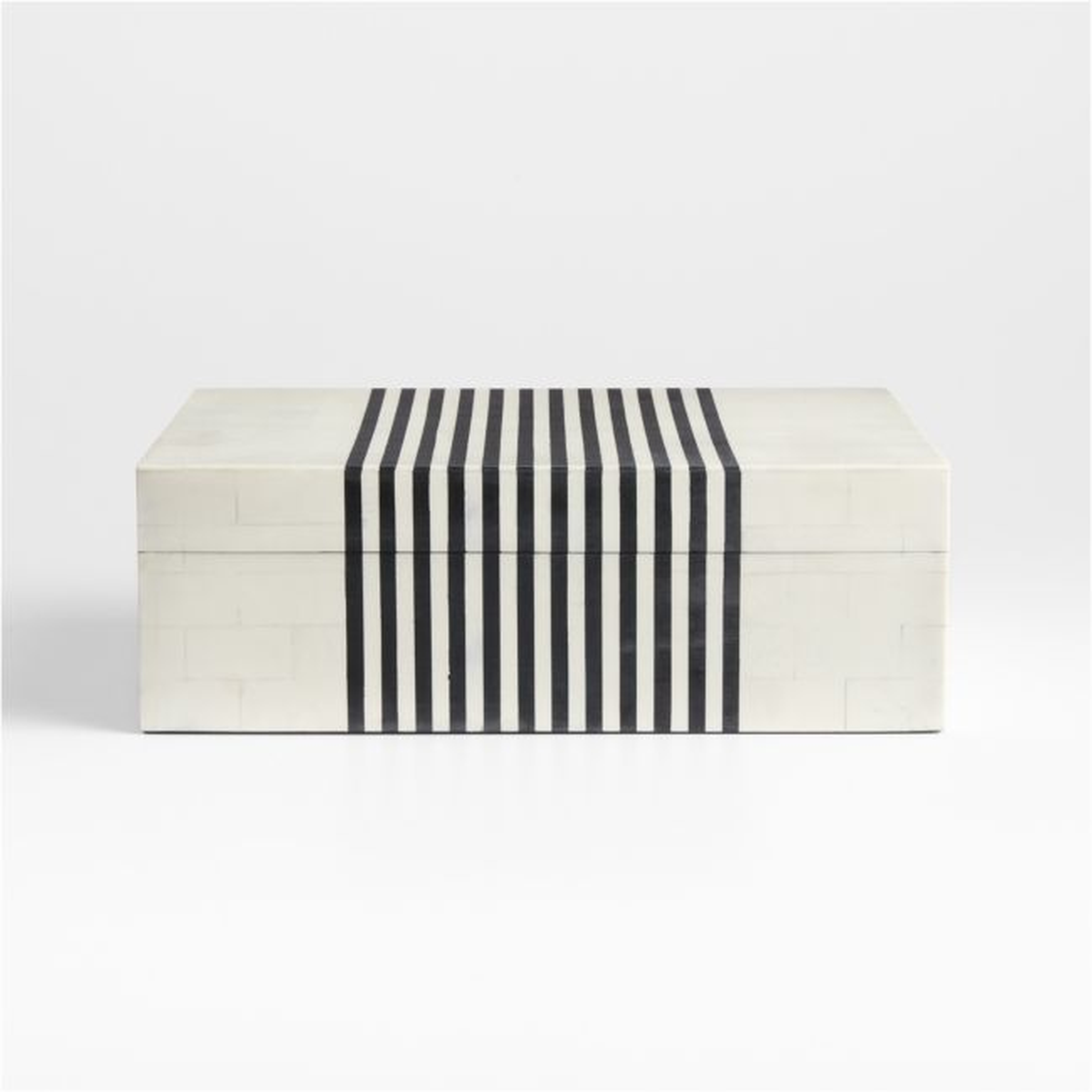Clara Medium Resin Inlay Decorative Box - Crate and Barrel