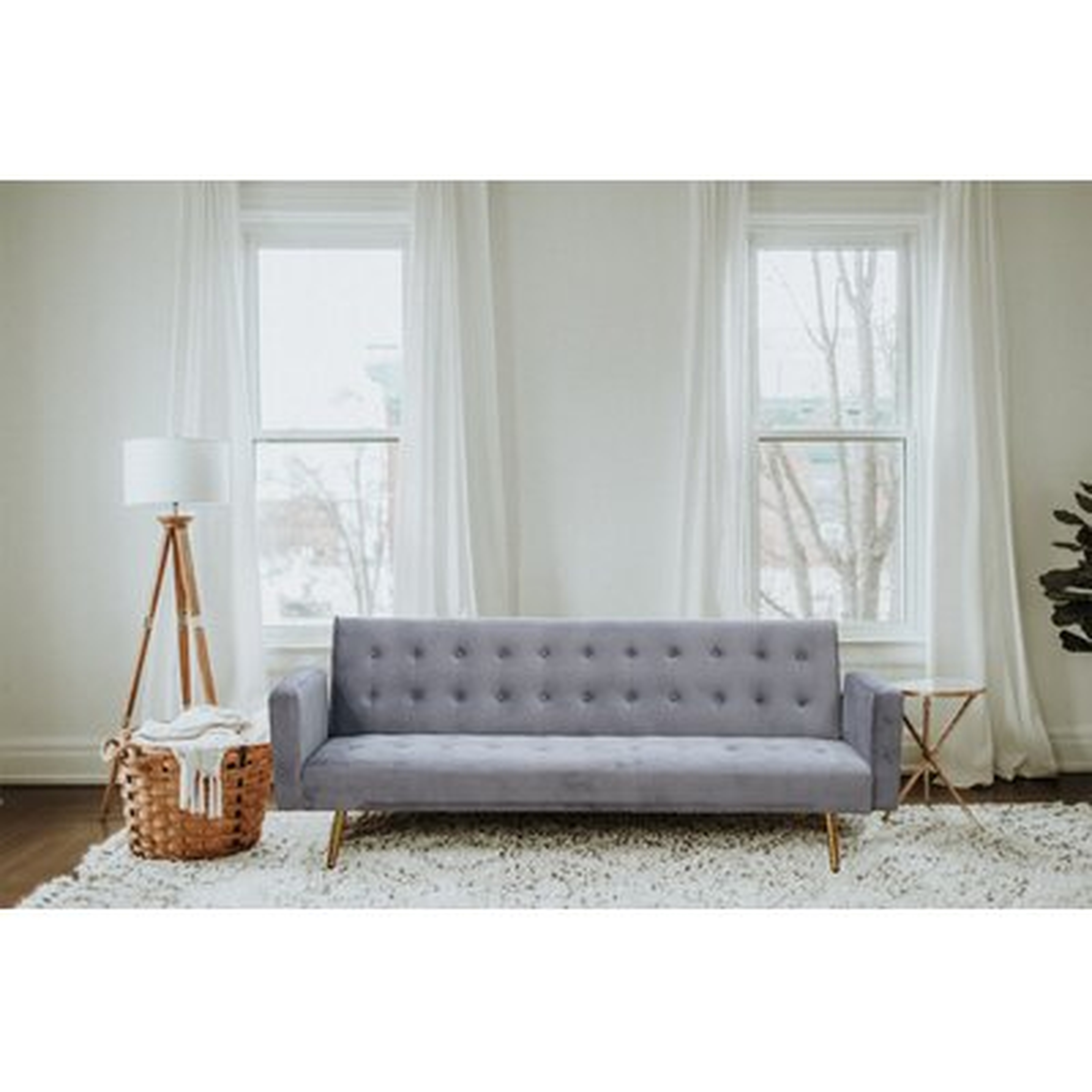 Velet Square Arm Sofa Bed For Living Room, For Apartment, Small Space - Wayfair