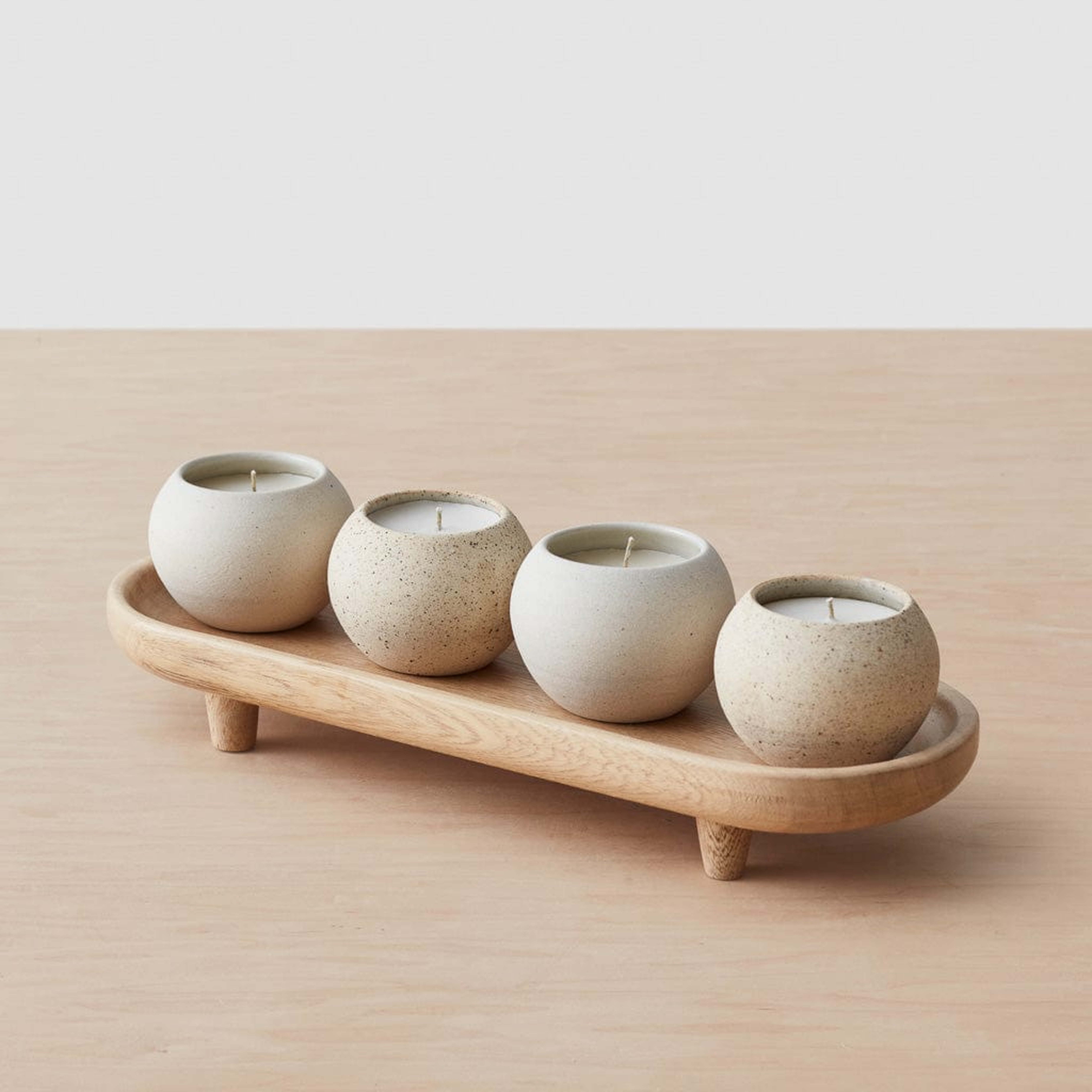 The Citizenry Camino Candle & Tray Set - The Citizenry
