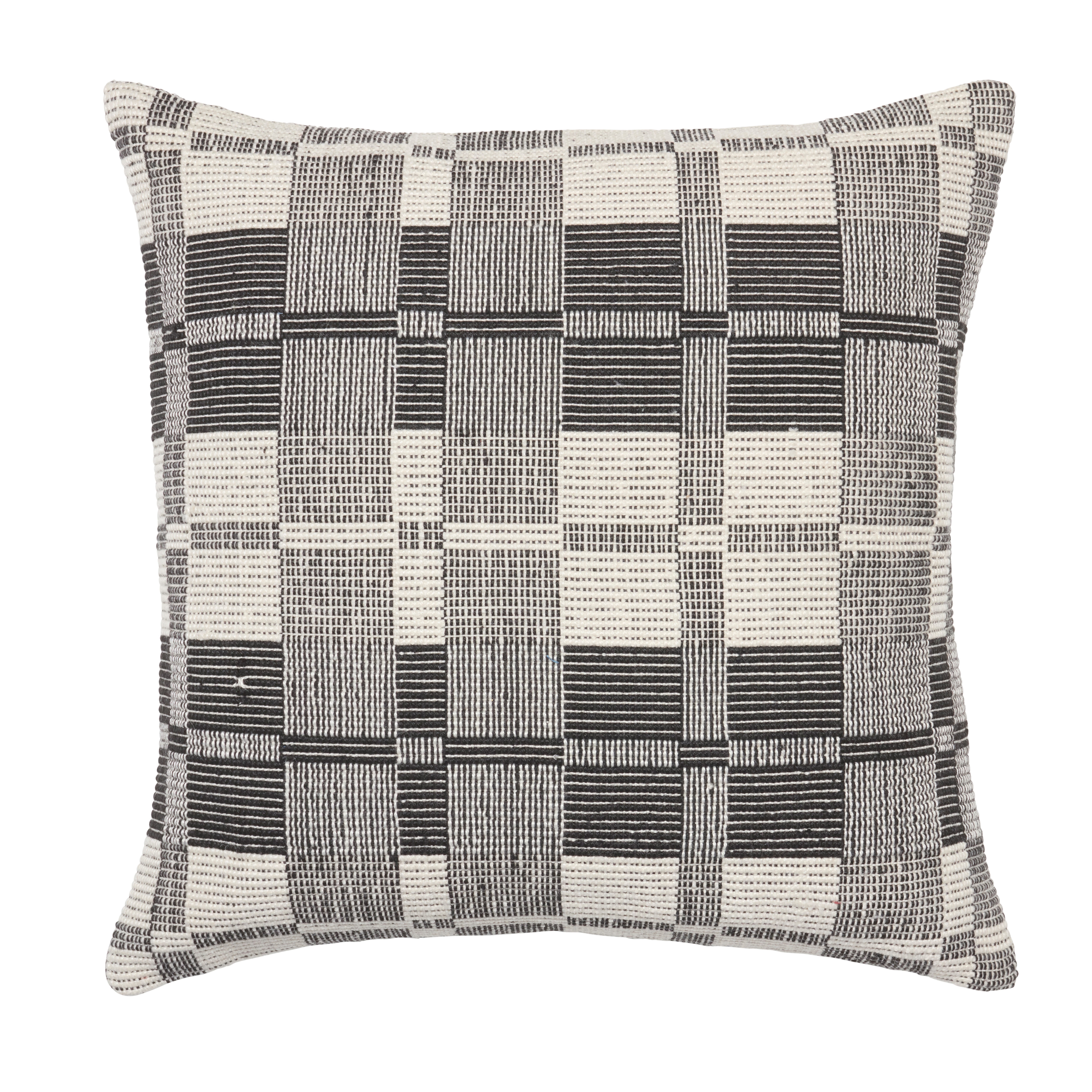 Design (US) Black 24"X24" Pillow - Jaipur Living