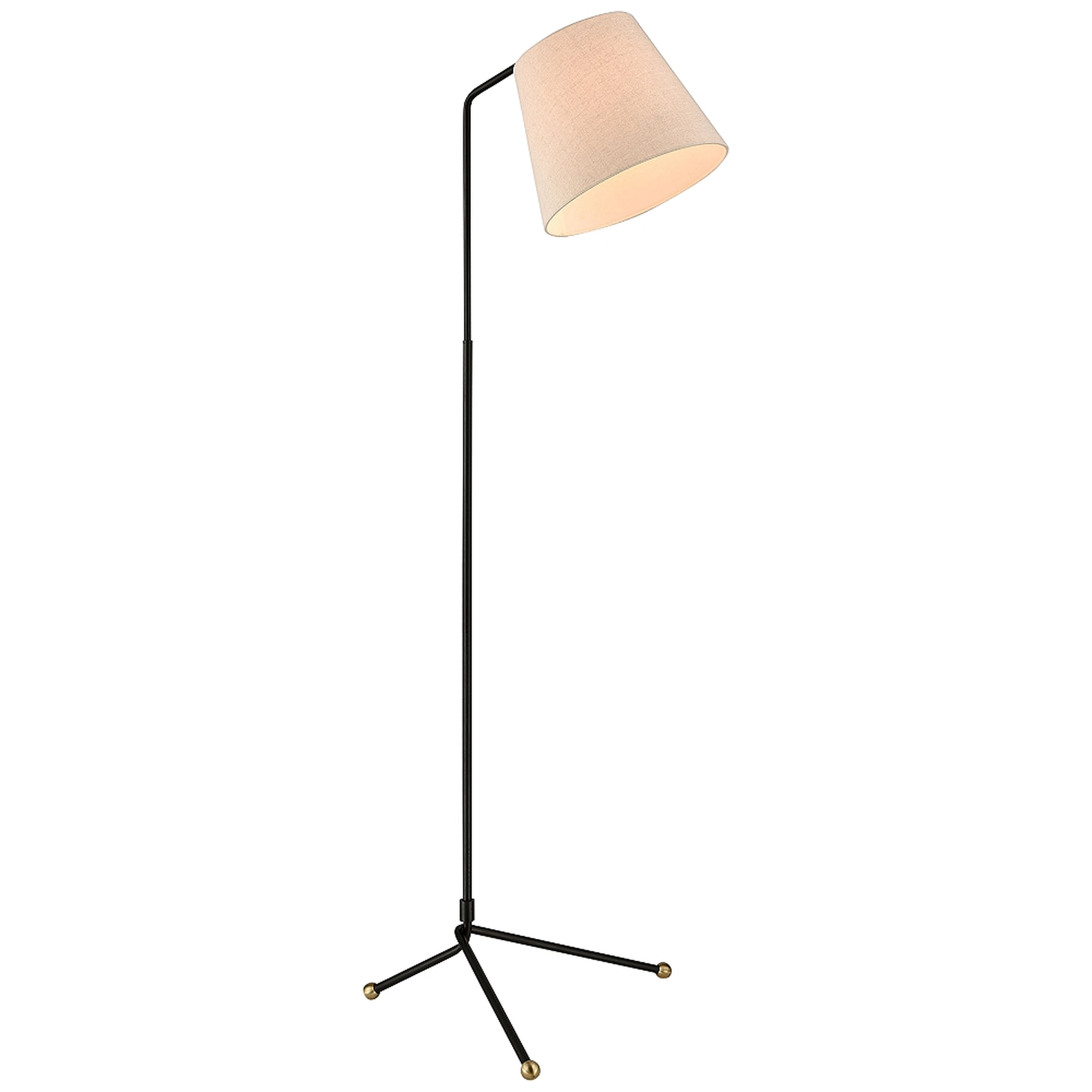Pine Plains Metal Tripod Floor Lamp, Black - Lamps Plus